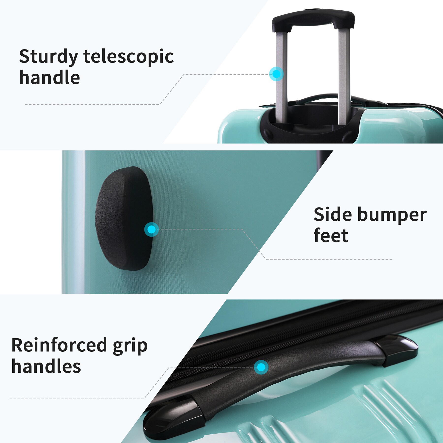 SINOFURN SYD9400010BK Luggage-And-Luggage-Sets - View #16