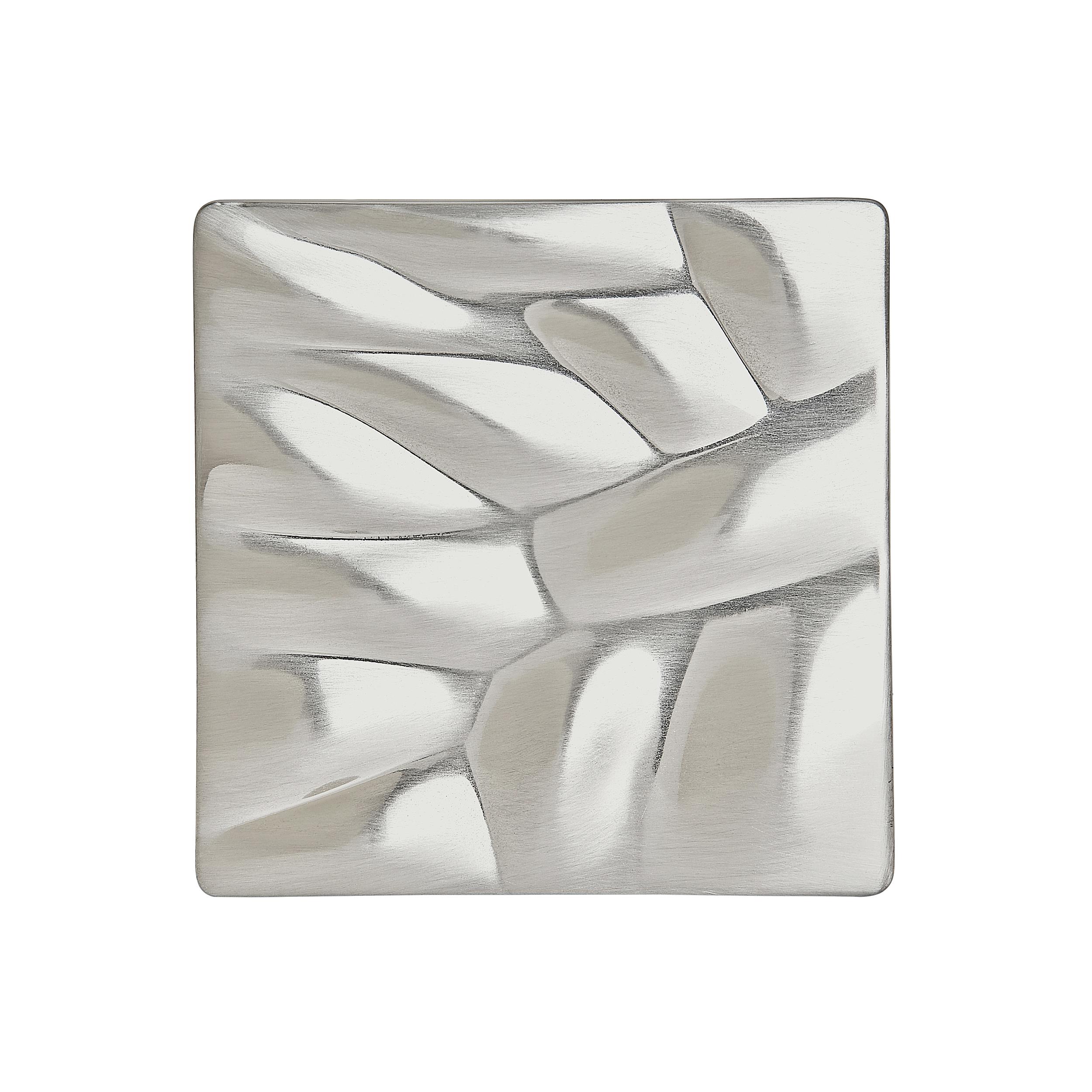 Calathea Brushed Nickel Square Cabinet Pull with Mounting Hardware