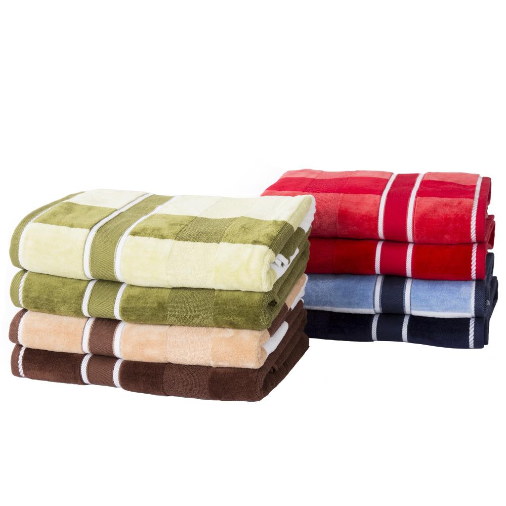 Hastings Home 6-Piece Chocolate Cotton Bath Towel Set (Bath Towels