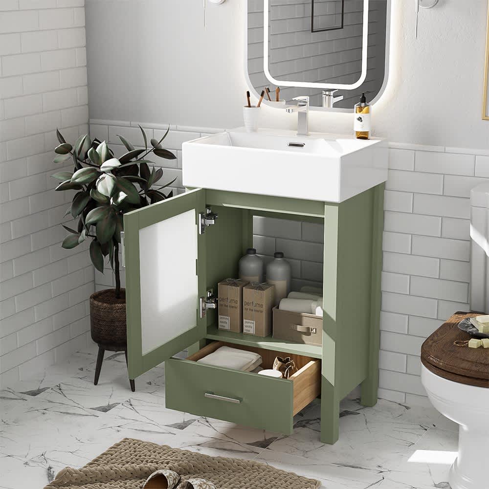 JUJABU ZJBATHSTORAGE-2 Bath-Vanity-Combo - View #3