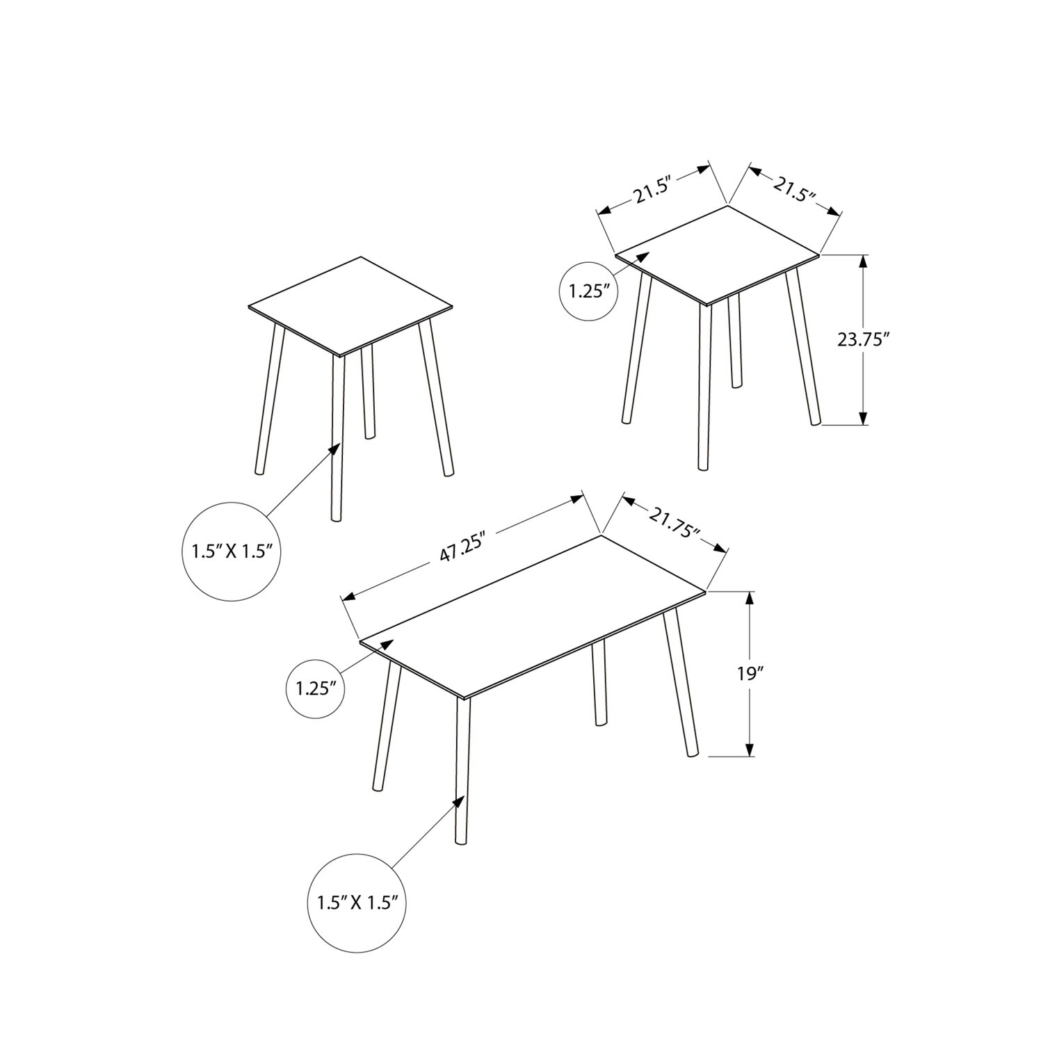 SunJet Z25895TLDJIW Living-Room-Sets - View #4