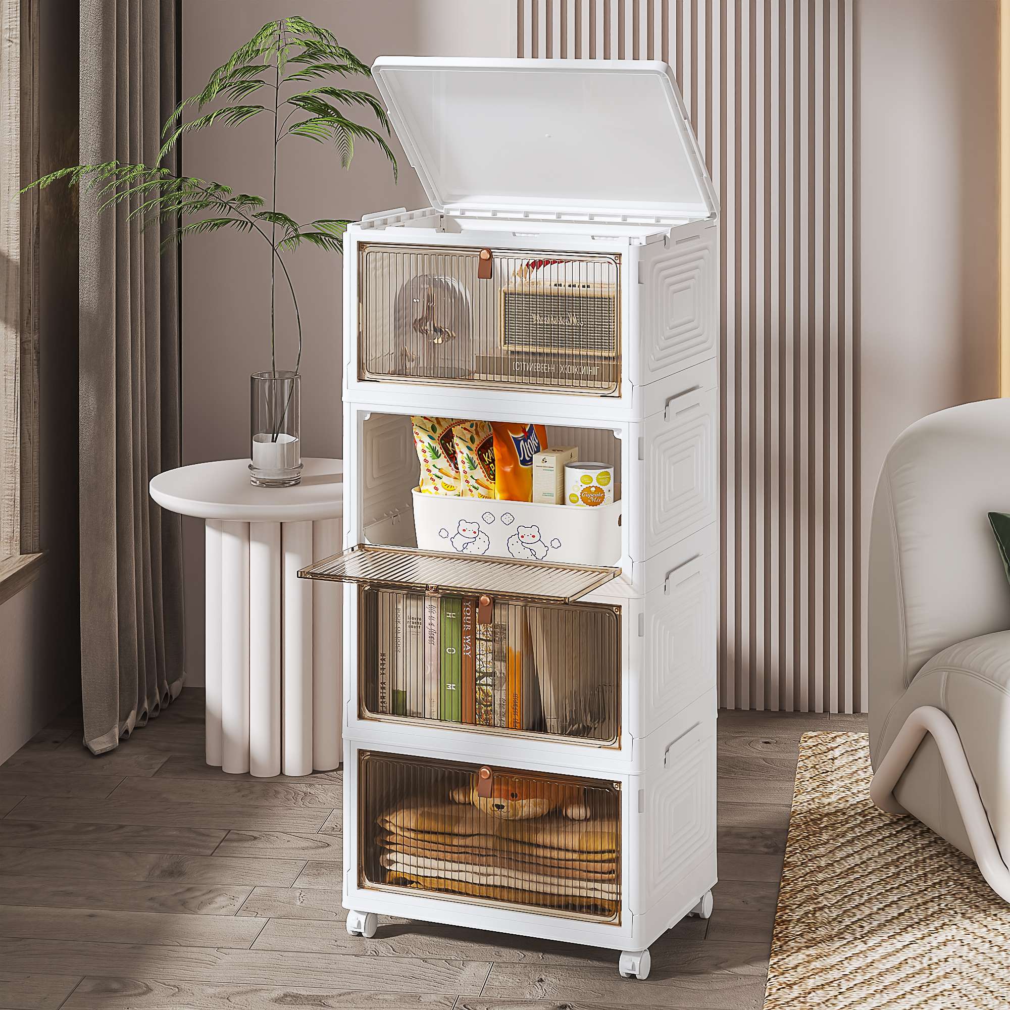 Vecelo LOE-DA-4T03-WHE Bins-Baskets - View #8