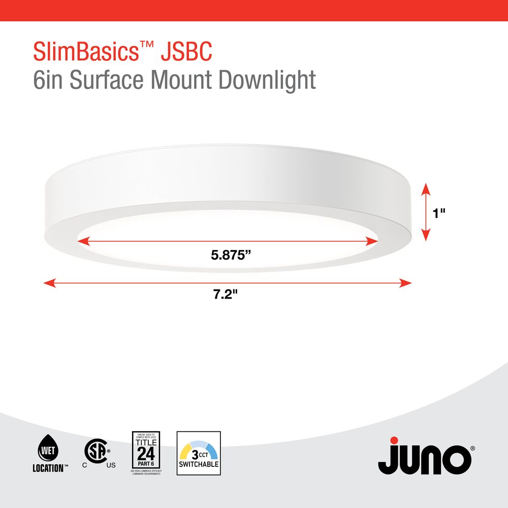 Juno JSBC6INSWW2WLCP6MW flushmounts - View #4