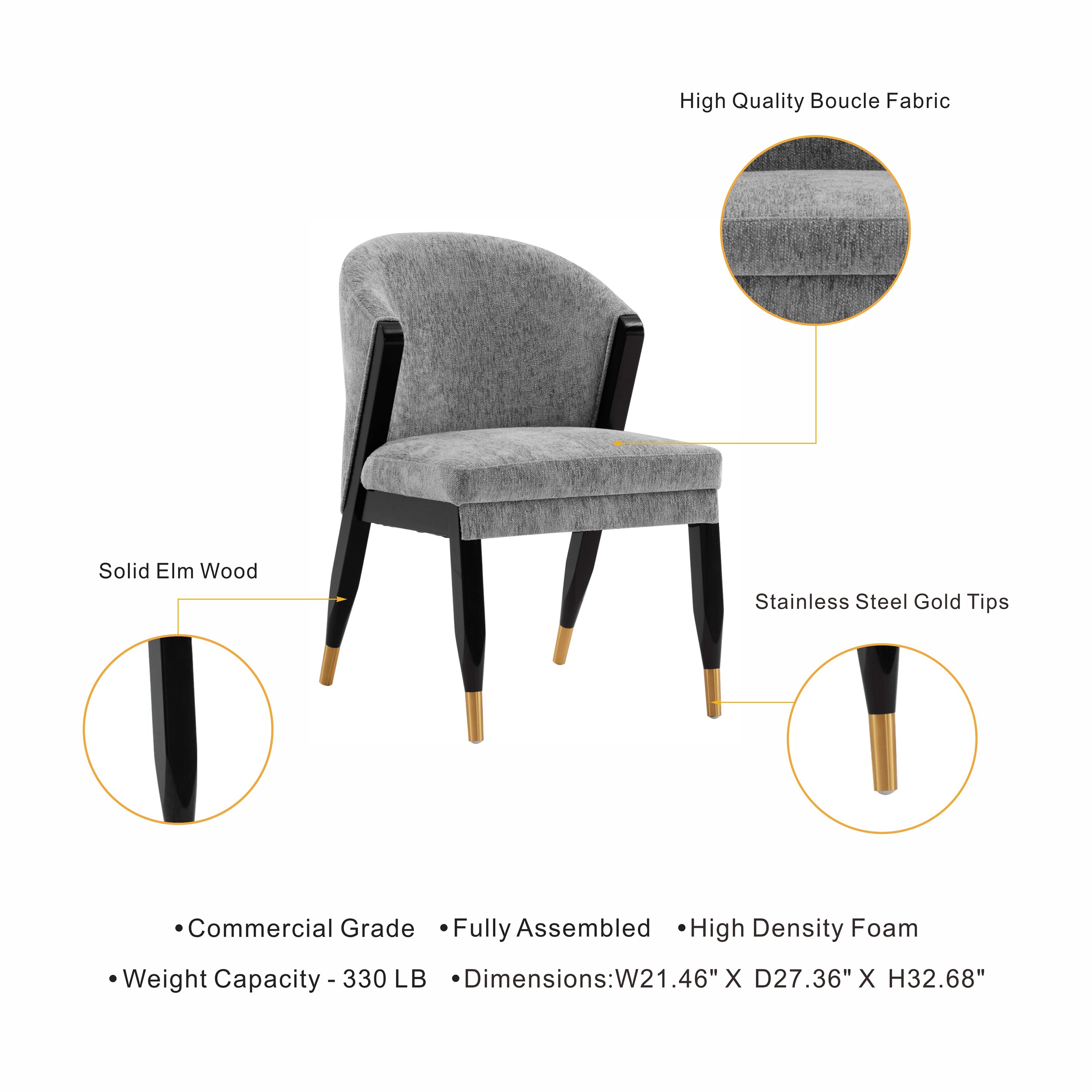 Manhattan Comfort 2-DC075-GY Dining-Chairs - View #4
