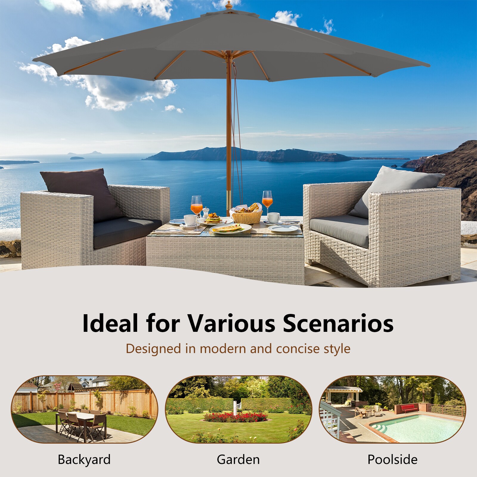 Iseryn GS752GR10 Umbrellas-2 - View #7