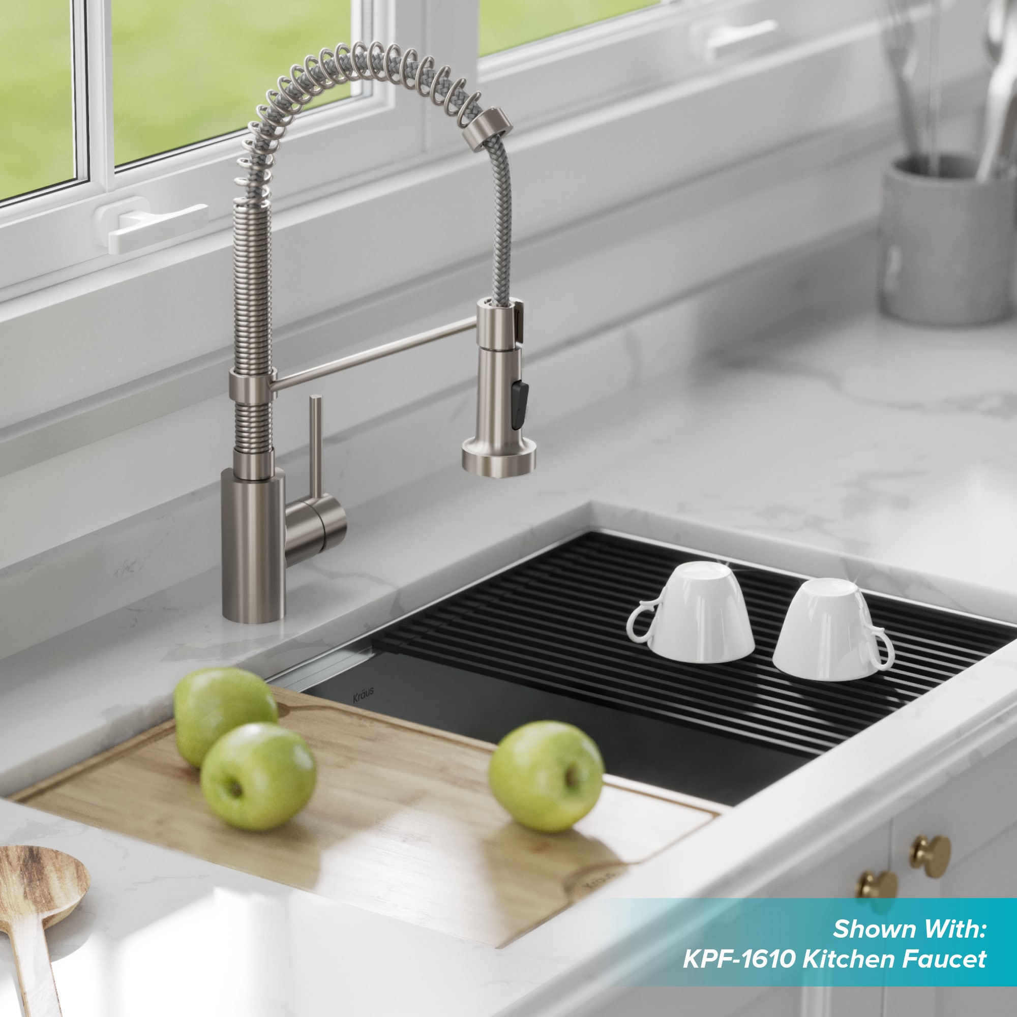 Kraus KWU110-32-100-100MB Kitchen-Sinks - View #3