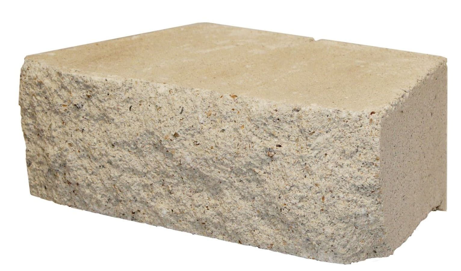 4-in H x 12-in L x 7-in D Limestone Concrete Retaining Wall Block in Brown | - Lowe's 703145700