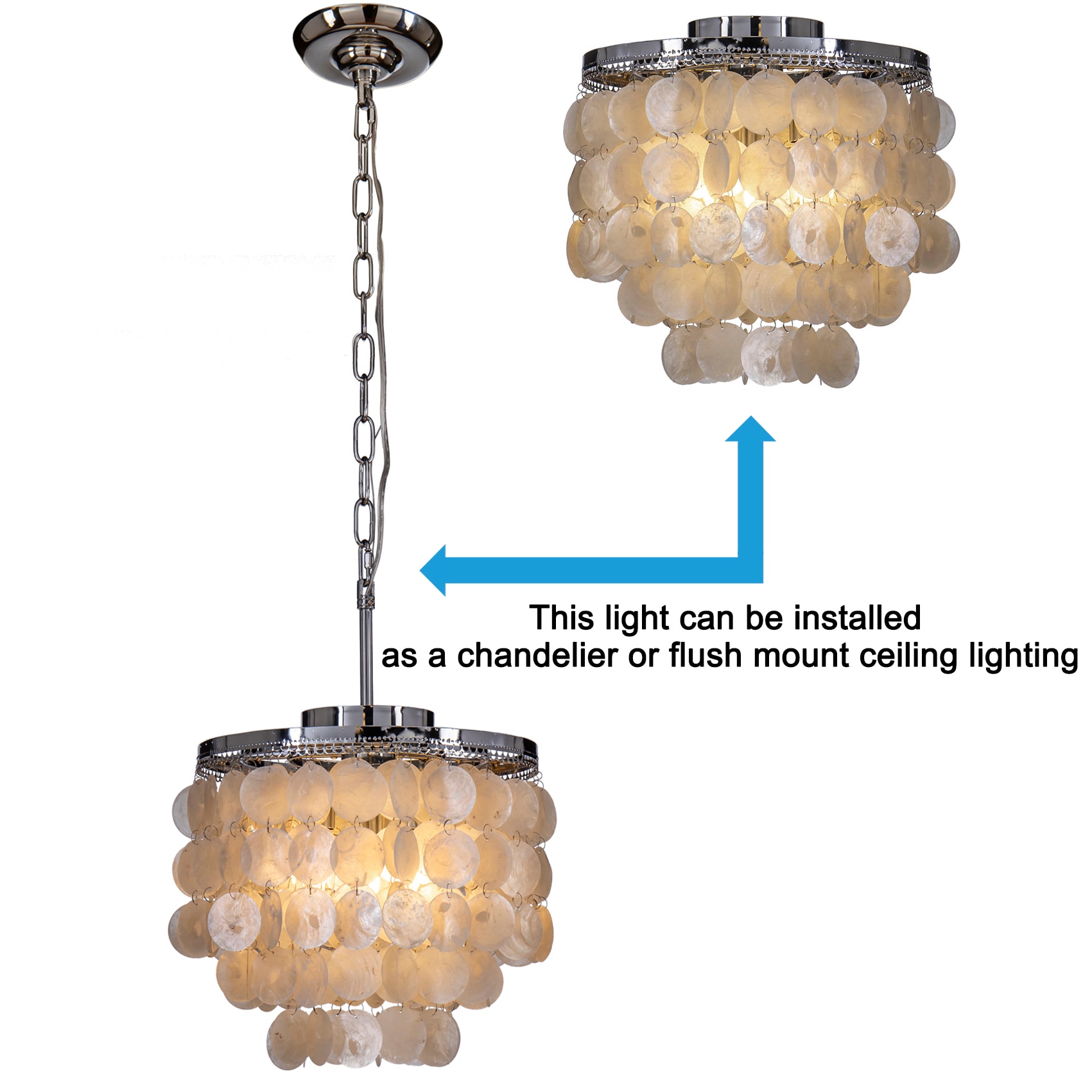 AloaDecor Lighting LC7001D30CR06A flushmounts - View #5