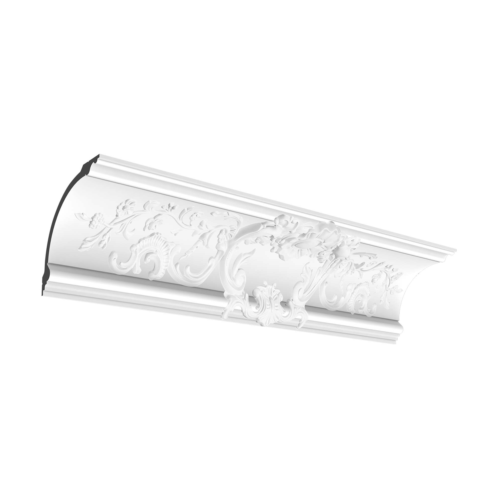 Orac Decor C338A Orac Crown Moulding 78-in Primed Polyurethane Crown Moulding