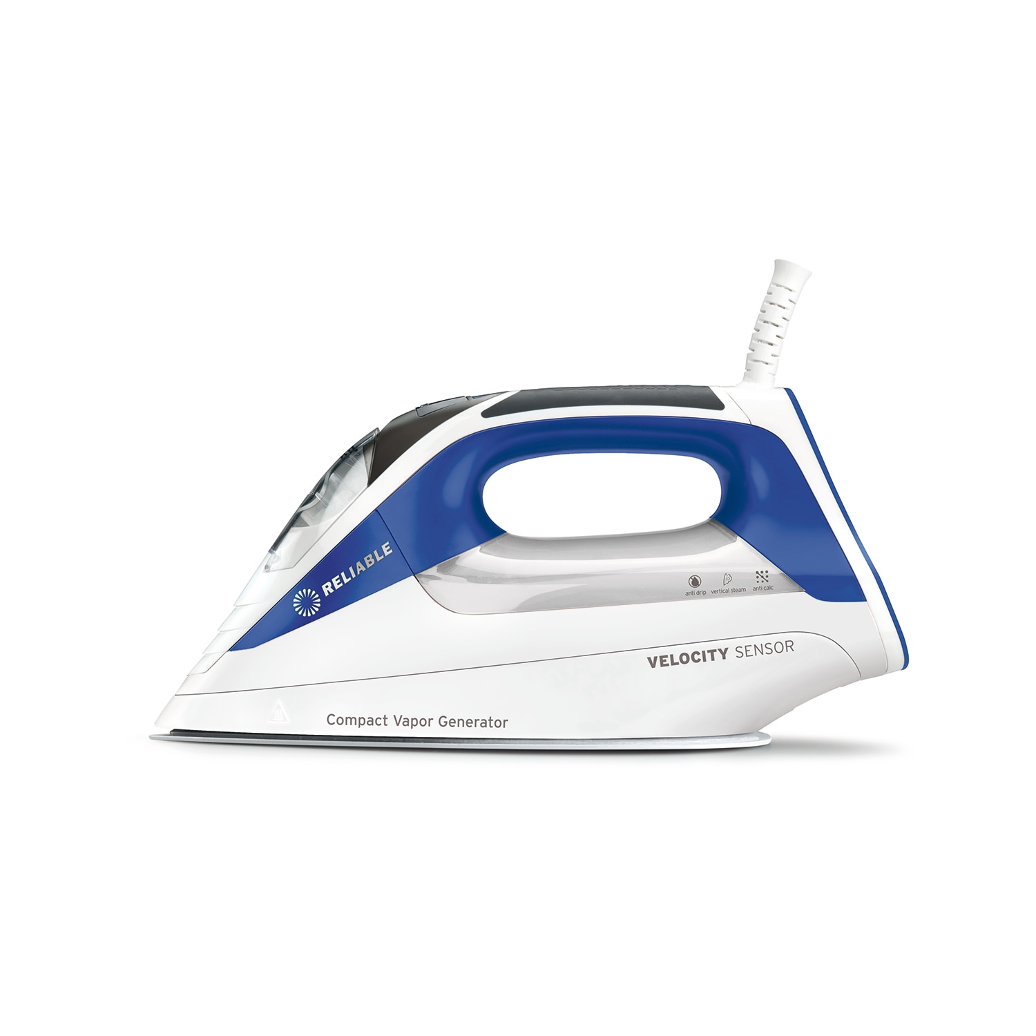 Velocity 240IR Blue and White Compact Vapor Generator Steam Iron