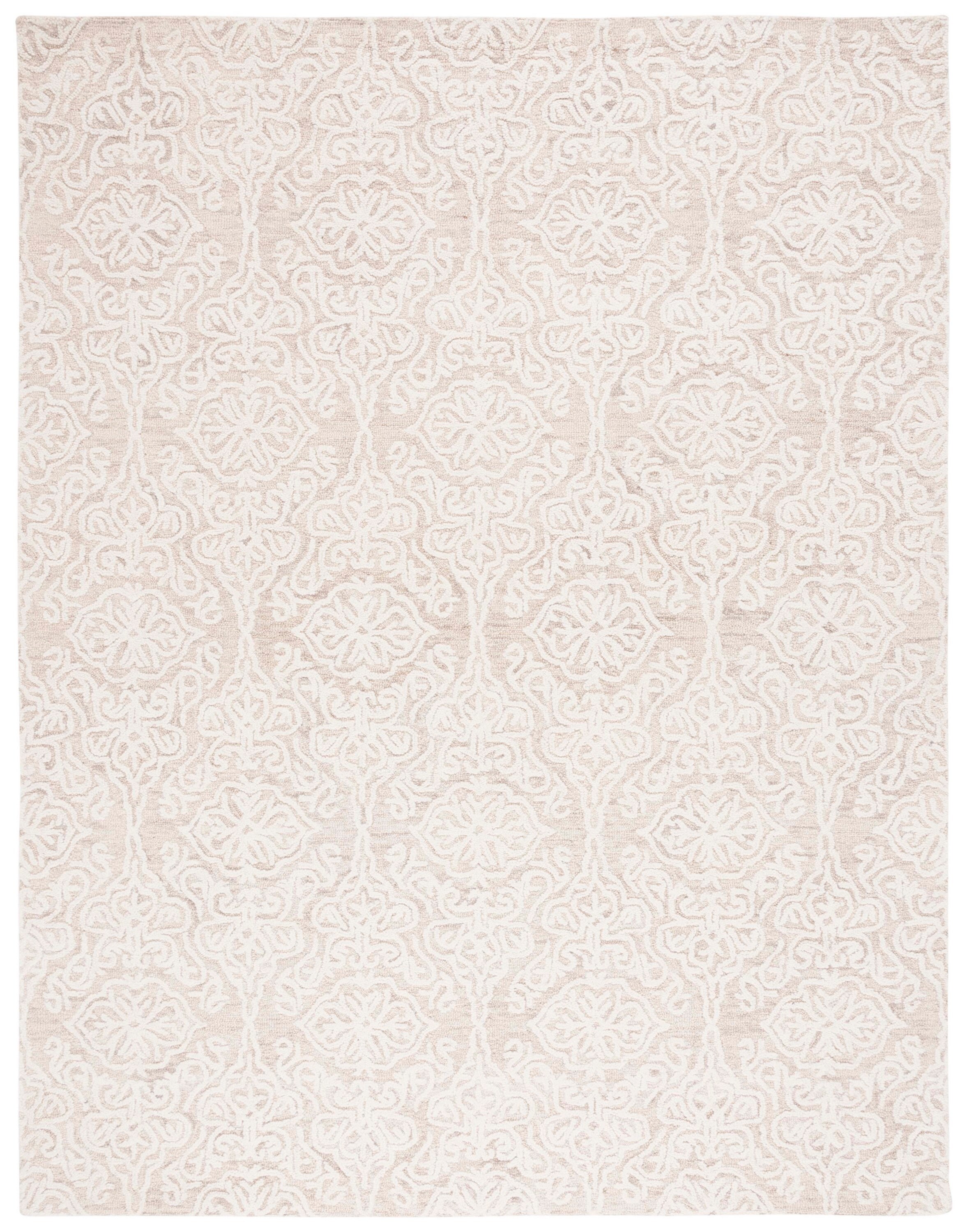 GlowSol Beige 8 ft. x 10 ft. Washable Floral Indoor Entryway Area Rug  LS_PHO_0YI9IEIC - The Home Depot