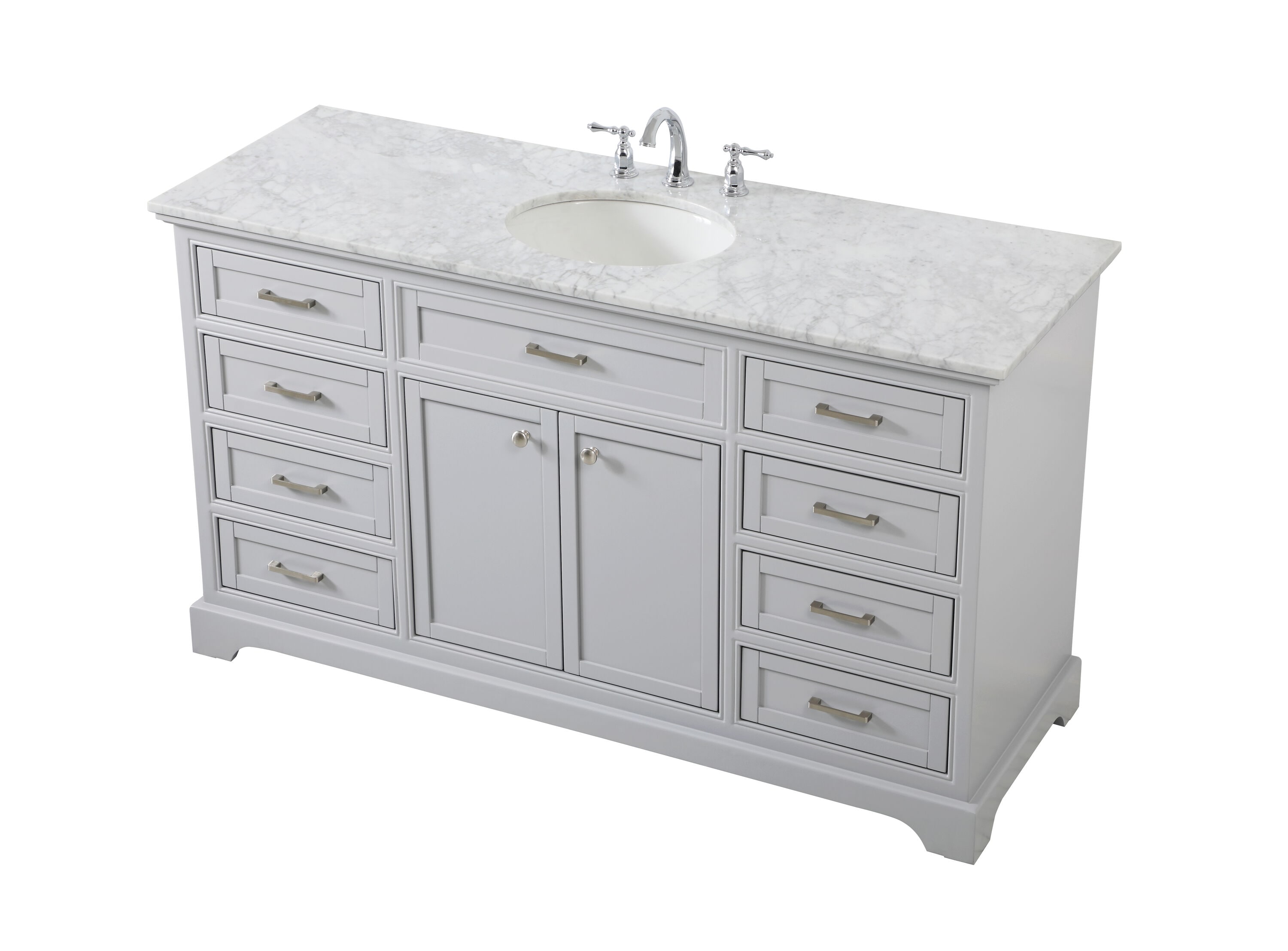 Elegant Decor HF45180GR Bath-Vanity-Combo - View #5