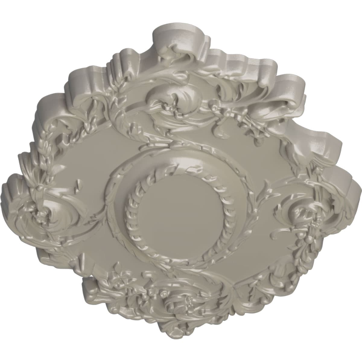Ekena Millwork CM30KIPWS Ceiling-Medallions - View #2