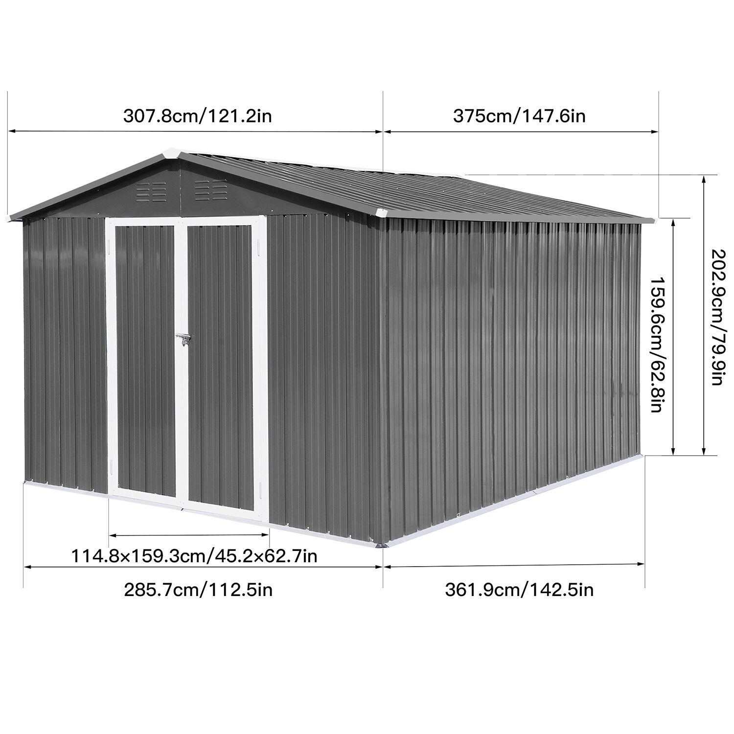 GZMR GZ-CA00020 Metal-Storage-Buildings-Sheds - View #5
