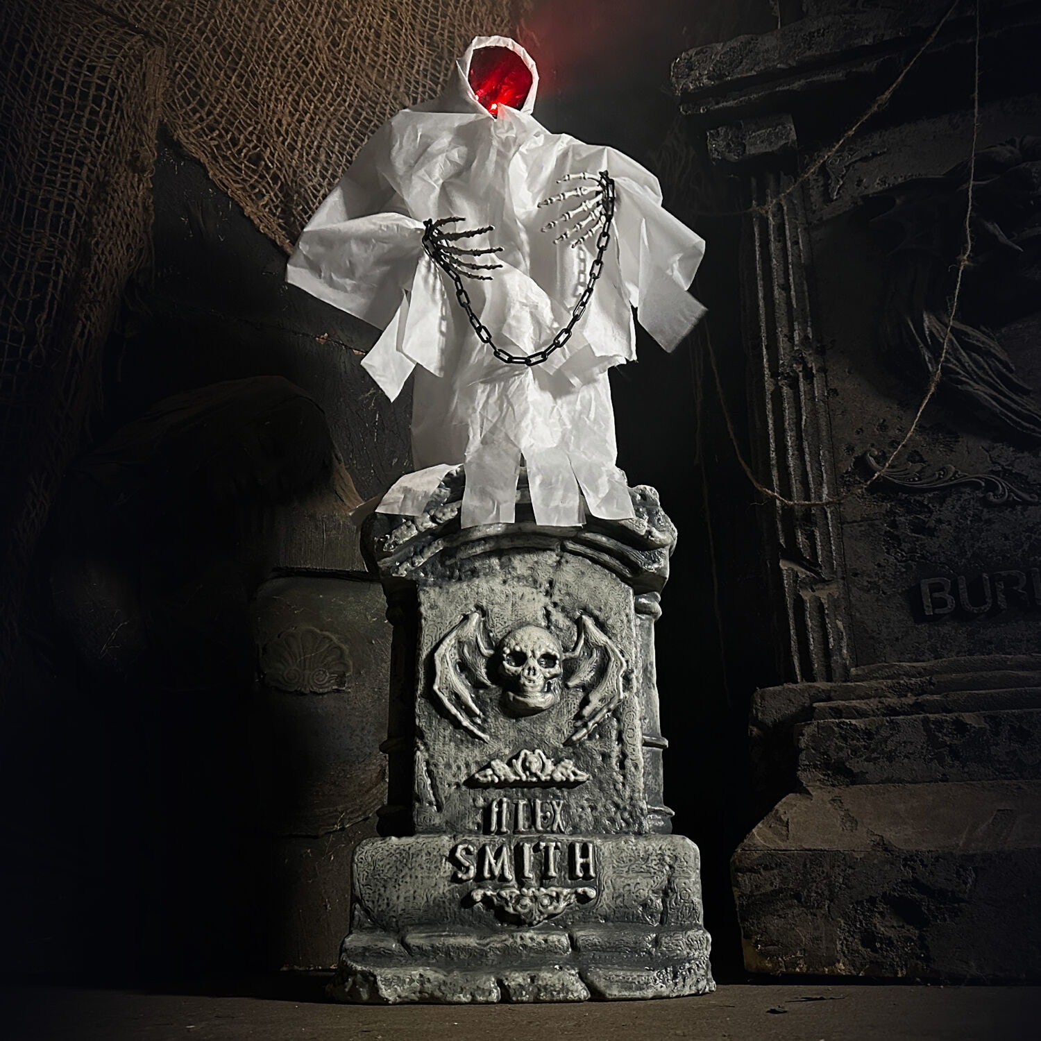 Haunted Hill Farm HHRPRTOMB-1FLSA Halloween-Animatronics - View #10