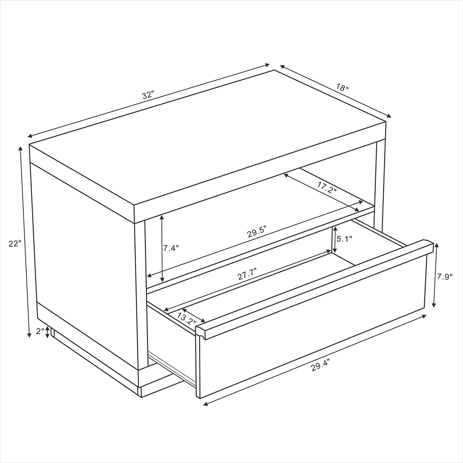 SunJet OKQIOVGYE39M nightstands - View #4