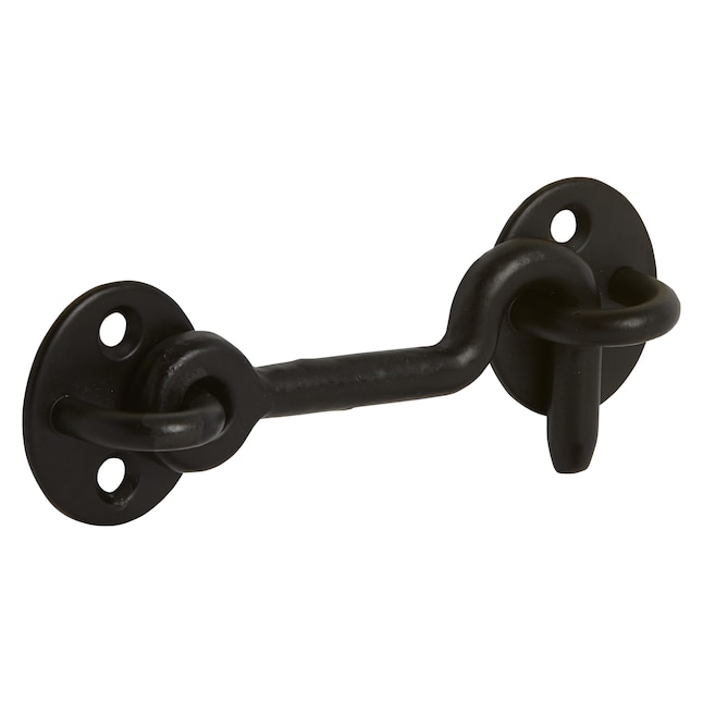 National Hardware 0.875-in Oil Rubbed Bronze Steel Gate Hook and Eye in ...