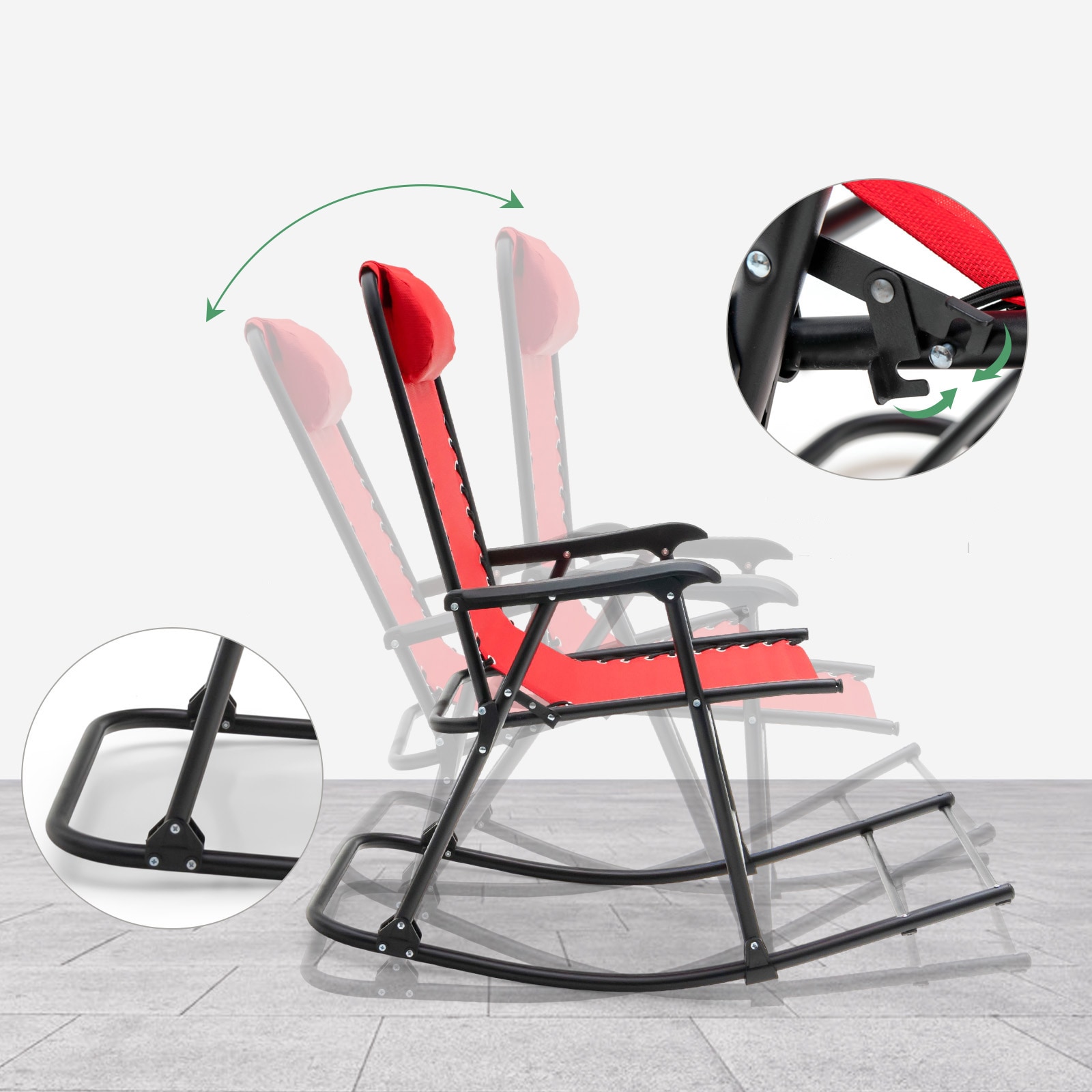 Costway OP71004RE Patio-Chairs - View #2