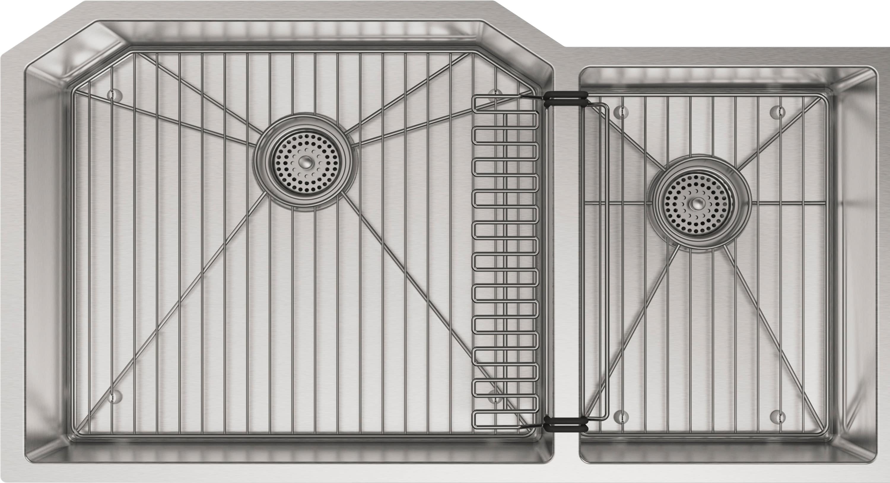Strive 35.5" Stainless Steel Double Bowl Undermount Kitchen Sink