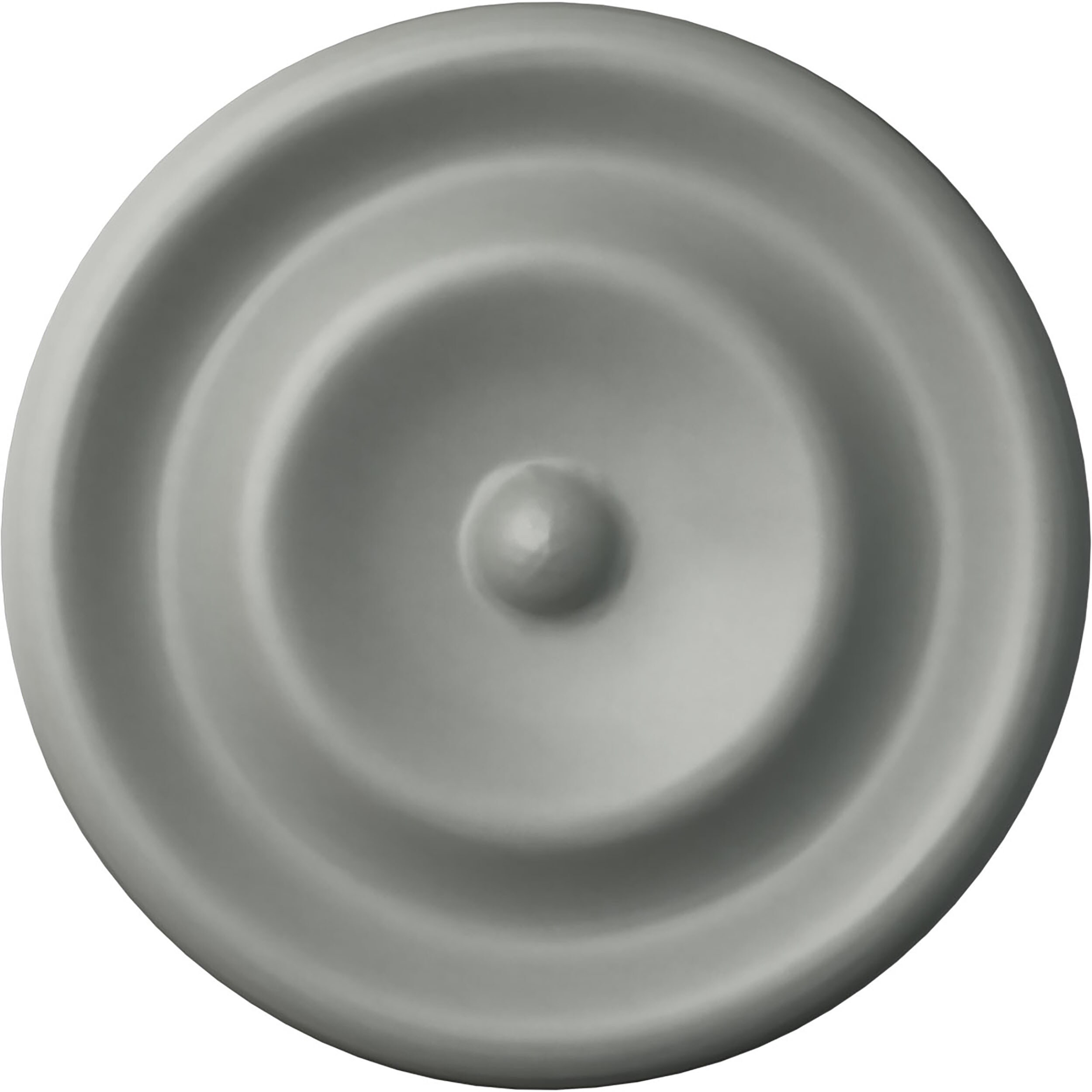 Ekena Millwork ROS04X01TR Traditional 4.53-in x 4.53-in Round Primed Polyurethane Rosette