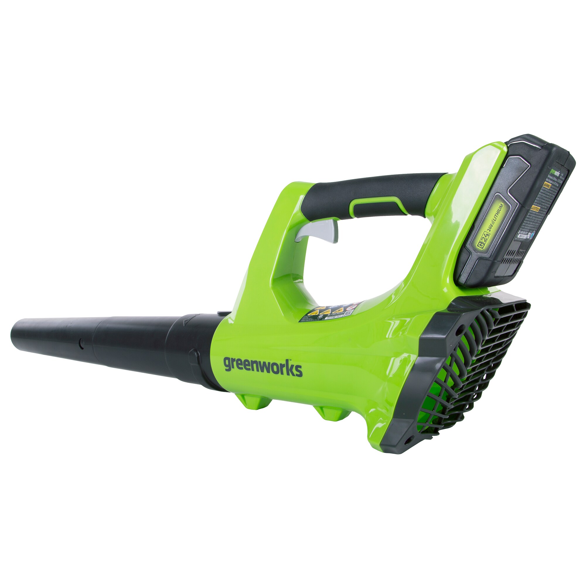 Greenworks 24V 2Ah Powerall String Trimmer & Blower Combo with USB Battery & Slow Charger Outdoor Power Tool Set