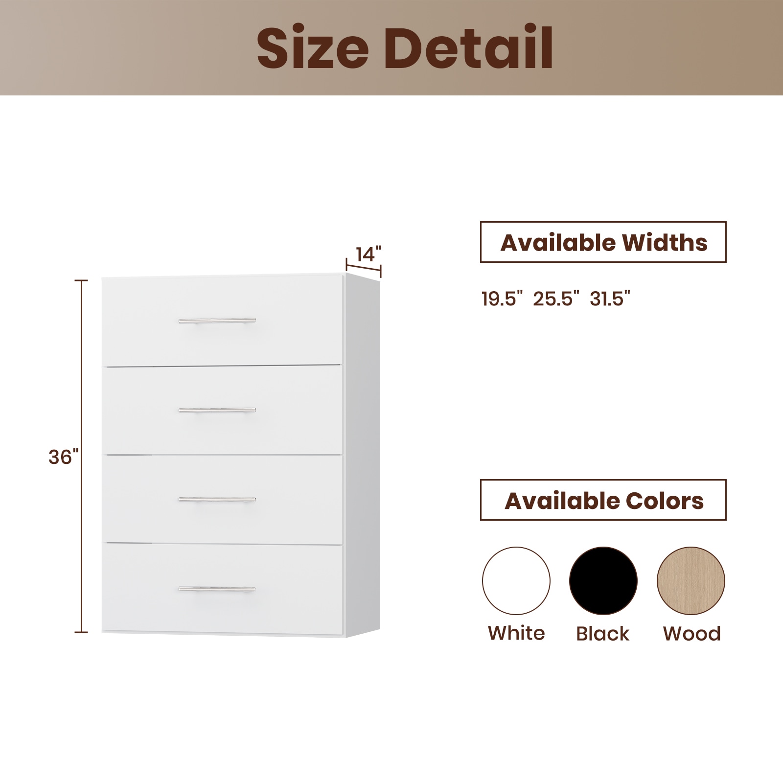 LOVMOR LO-095F005609-SY-ZJL Wood-Closet-Shelves - View #3