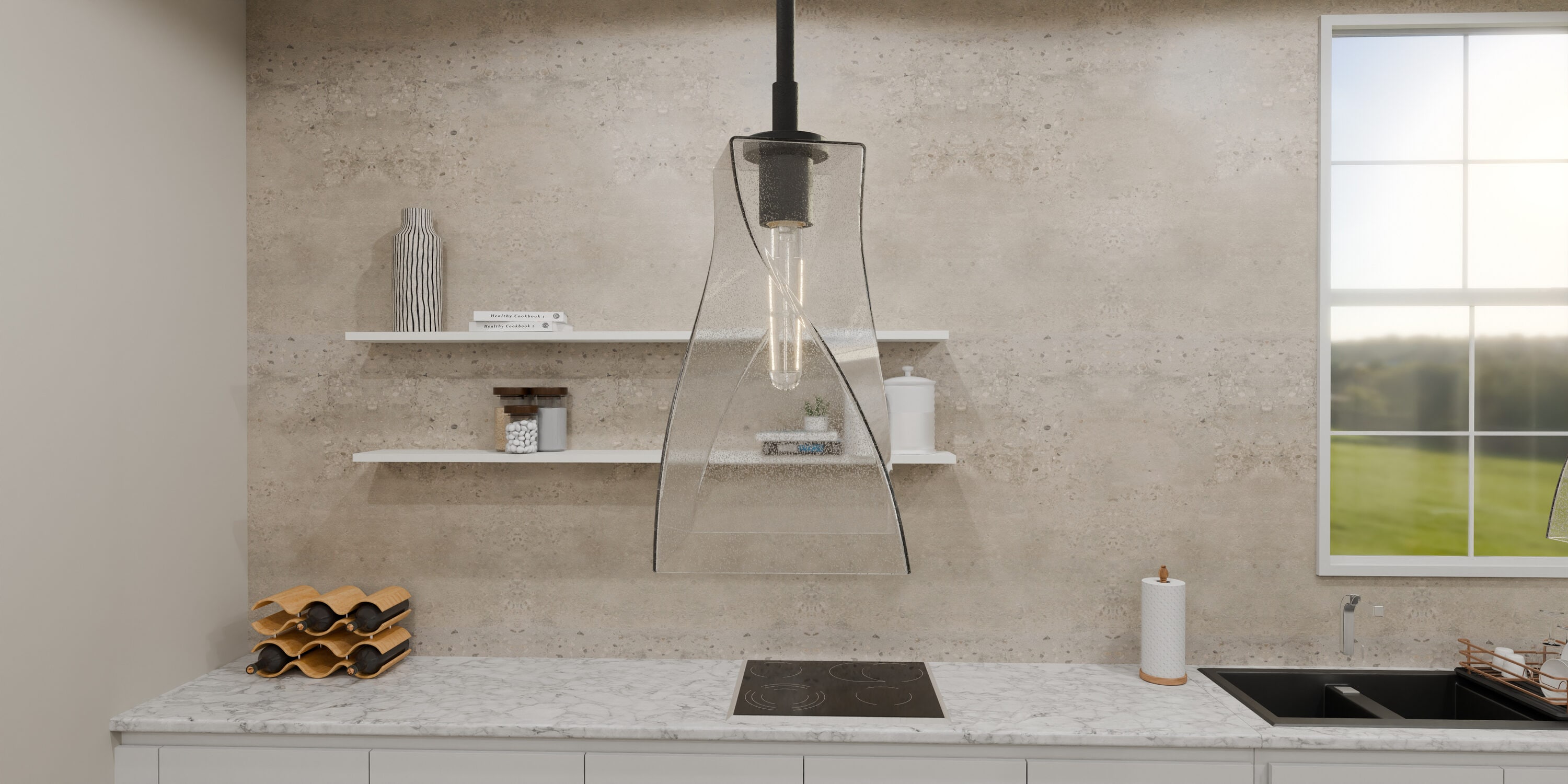 Quoizel STS1508MBK Pendant-Lights - View #2