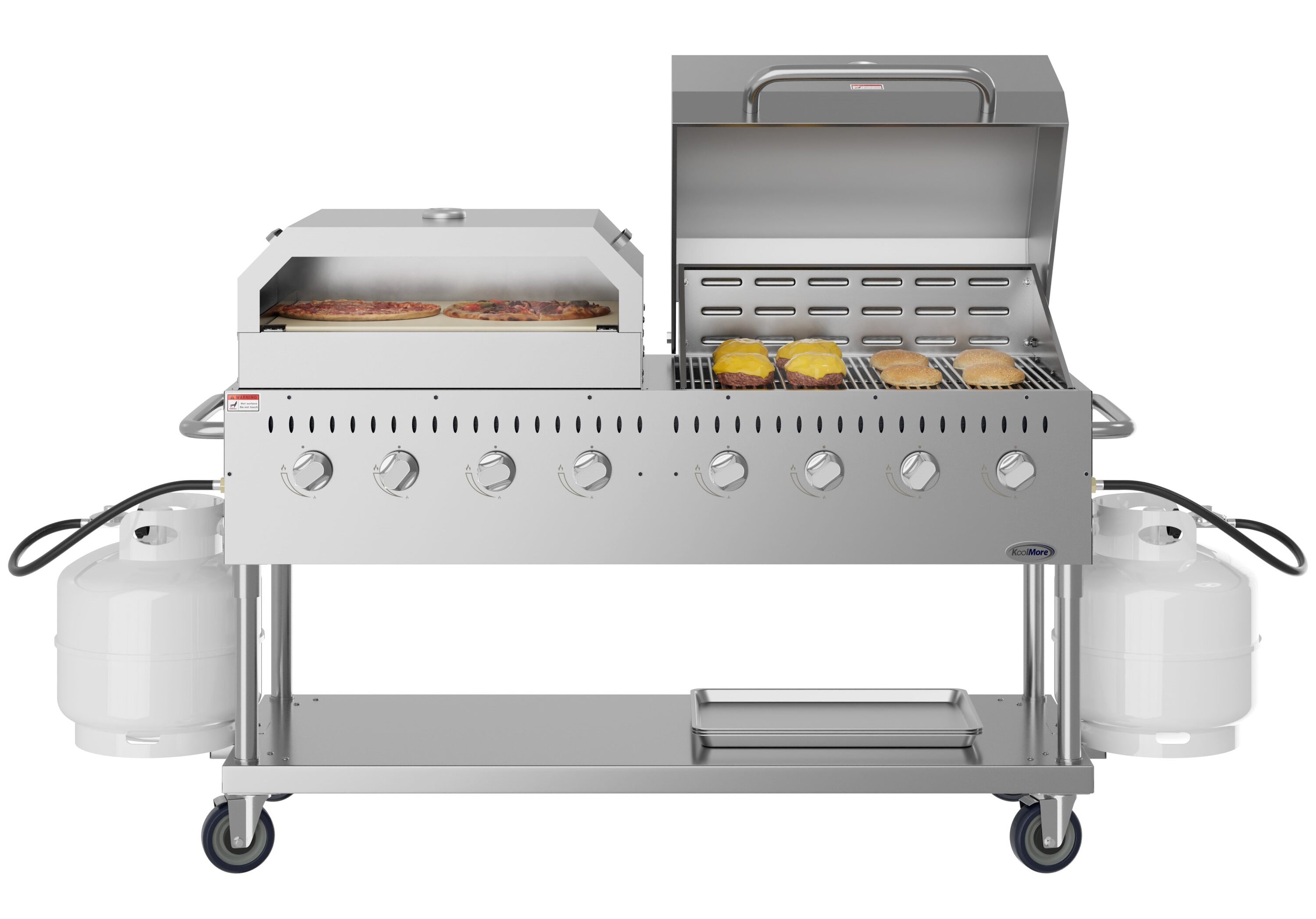 KoolMore LOW-CGKIT6-D30P30 Gas-Grill - View #7