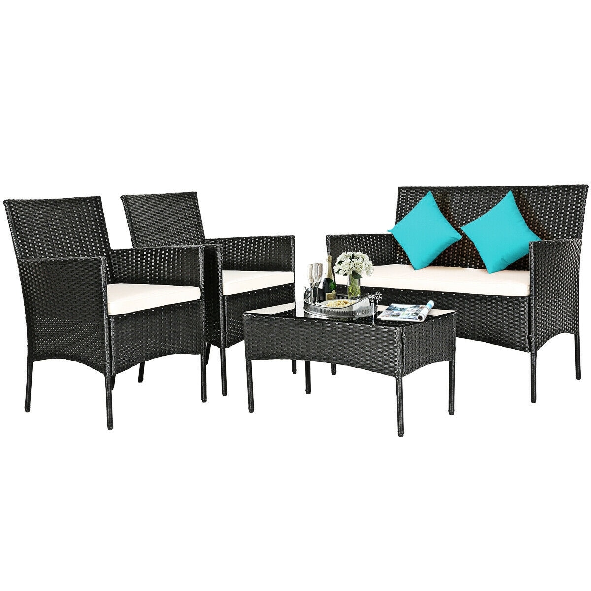 Forclover HYFC-5357WH Patio-Conversation-Sets - View #9