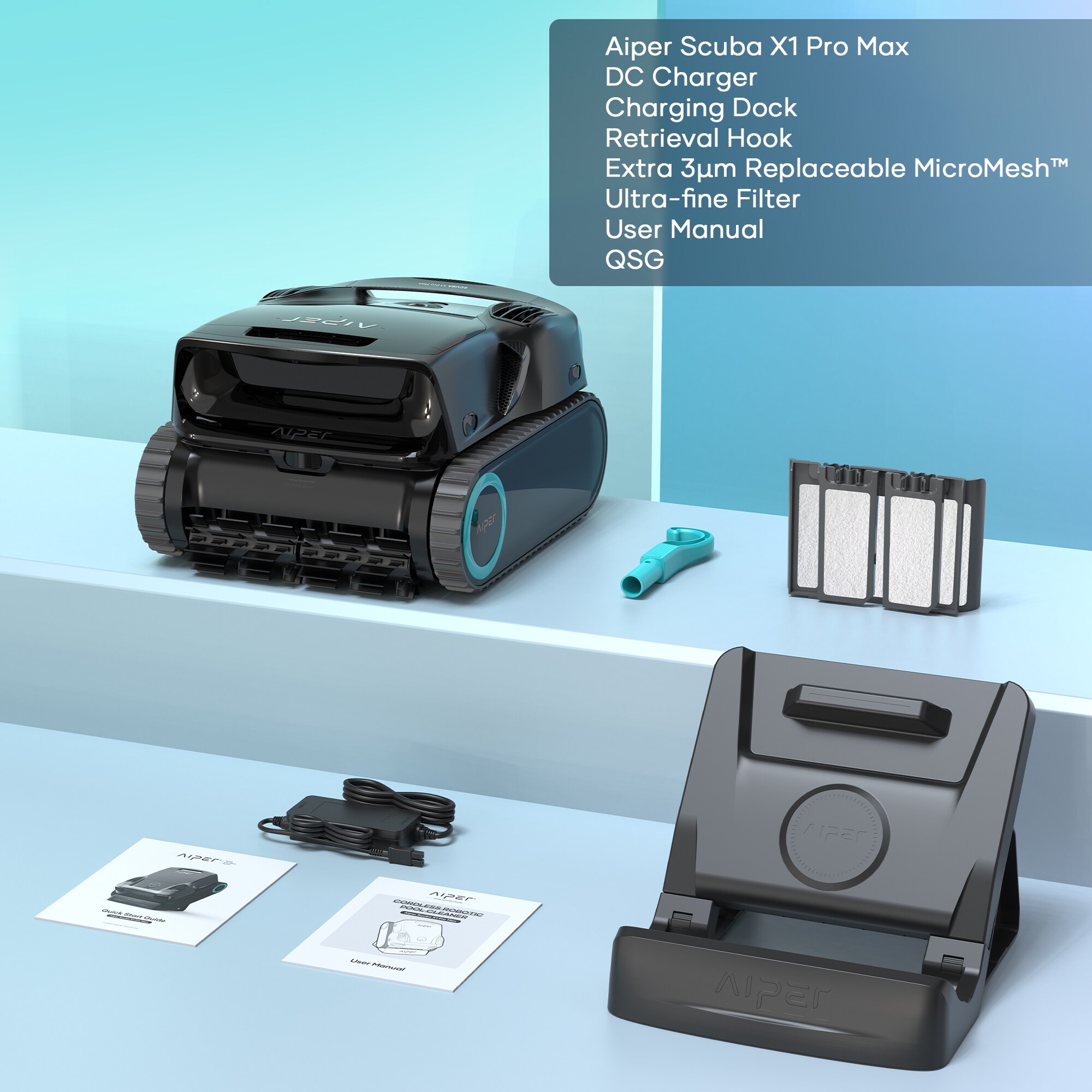 Aiper SCUBA X1 PRO MAX Pool-Vacuums - View #14