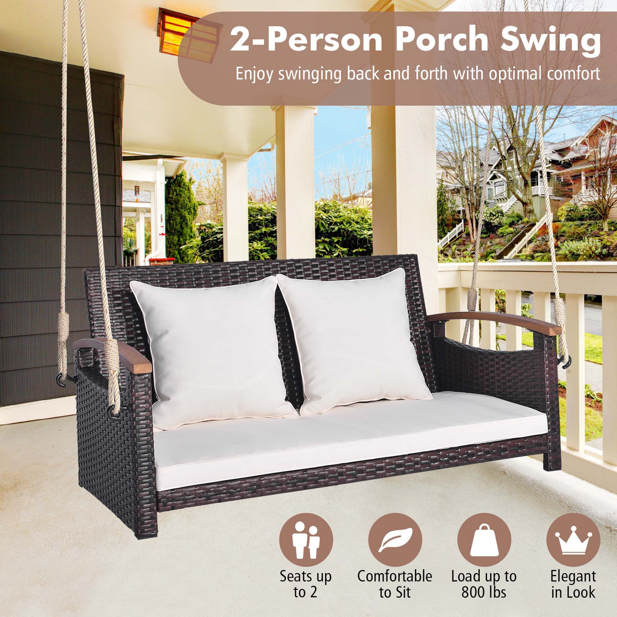 Costway LWS00051 Swing-Gliders - View #6