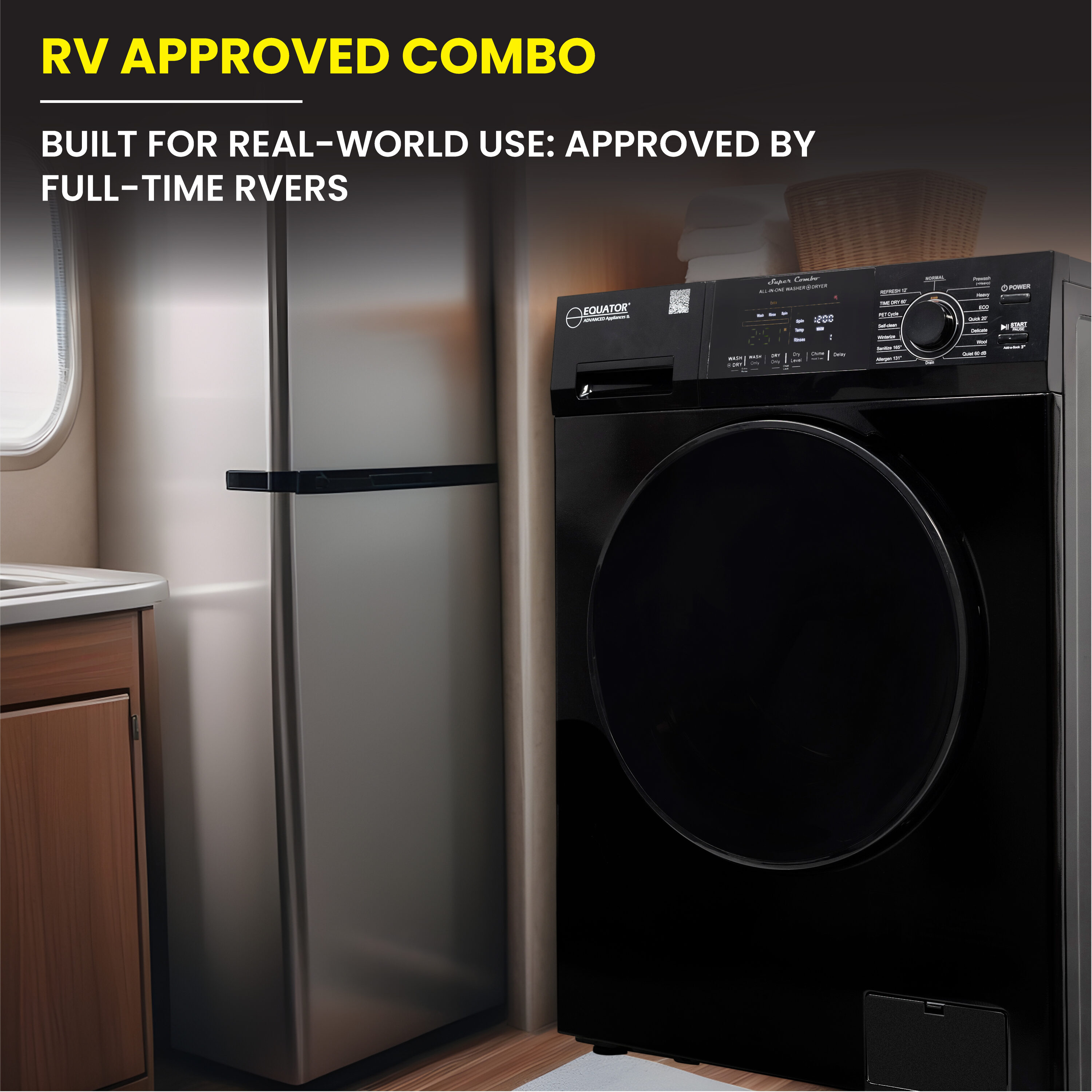 Equator Advanced Appliances EZ 4800 V BLACK Combination-Washers-Dryers - View #17