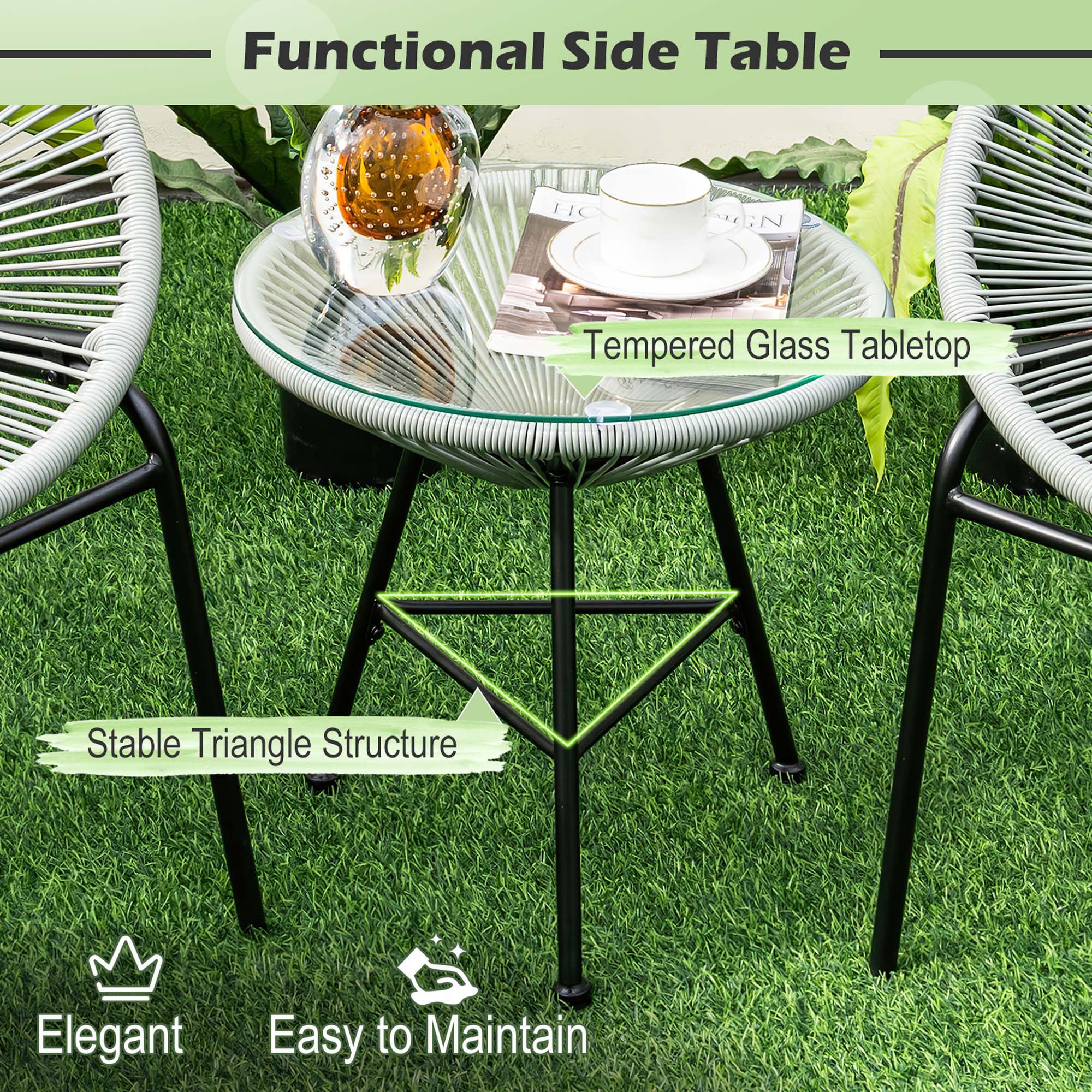 Costway JLRP00057 Patio-Dining-Sets - View #4