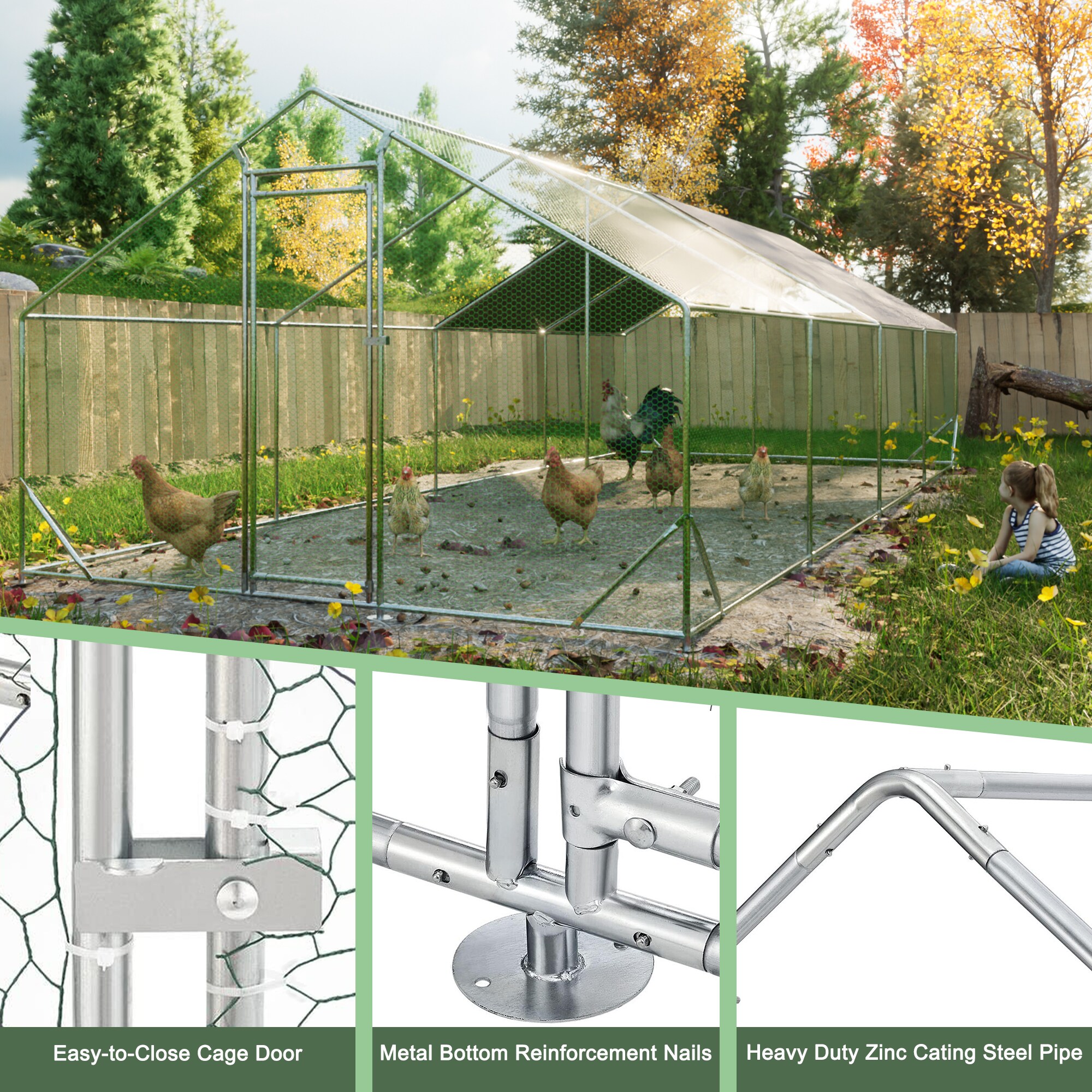 LIVIZA GIG-PS022SL Chicken-Coops-Rabbit-Hutches - View #5