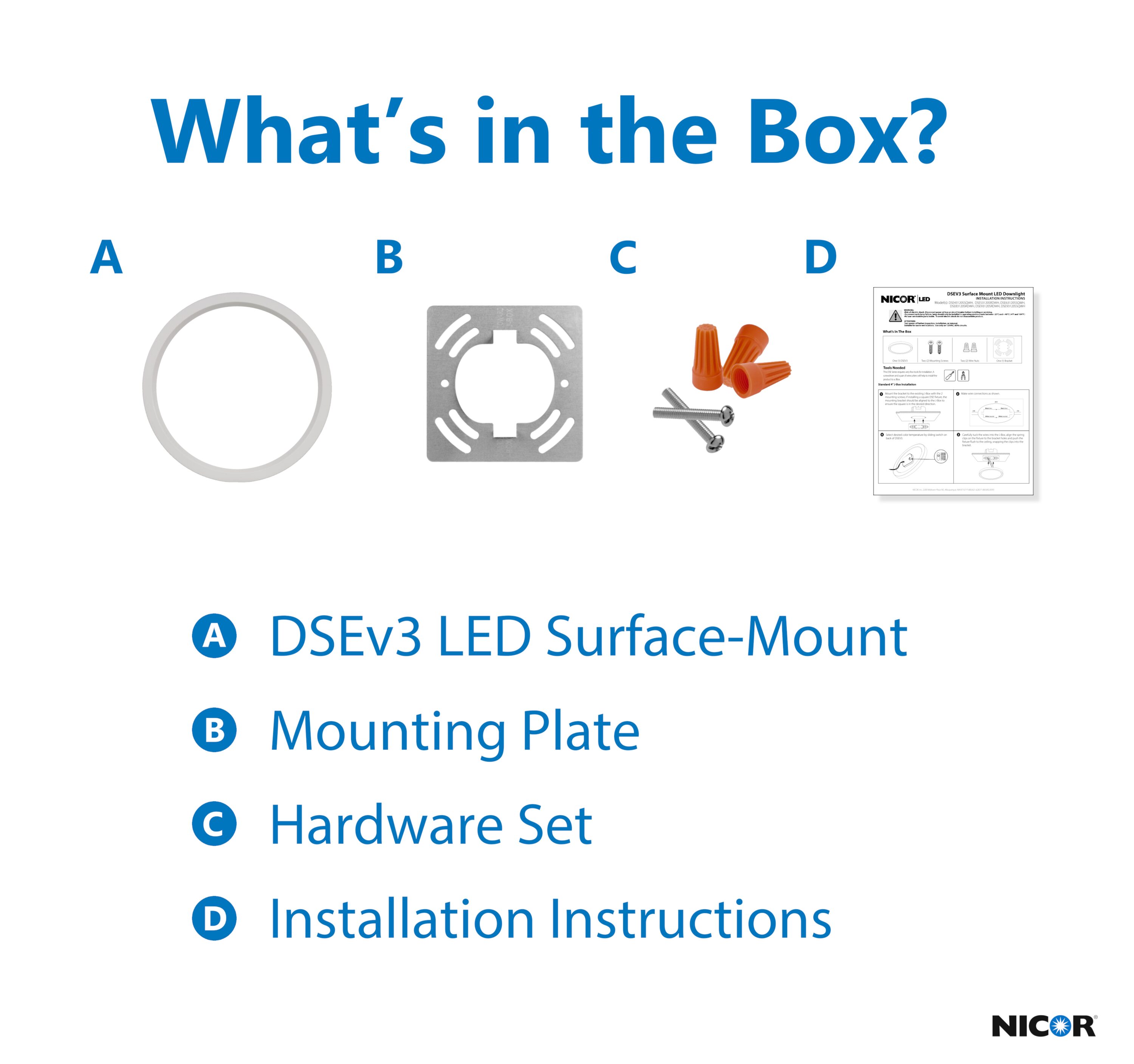 Nicor Lighting DSE93120SRDWH flushmounts - View #6