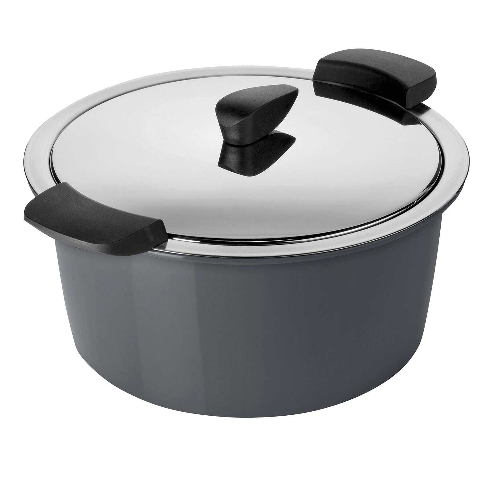 Kuhn Rikon  Hotpan Stainless Steel Cooking Pot with Insulated Bowl 2.1Quart Gray