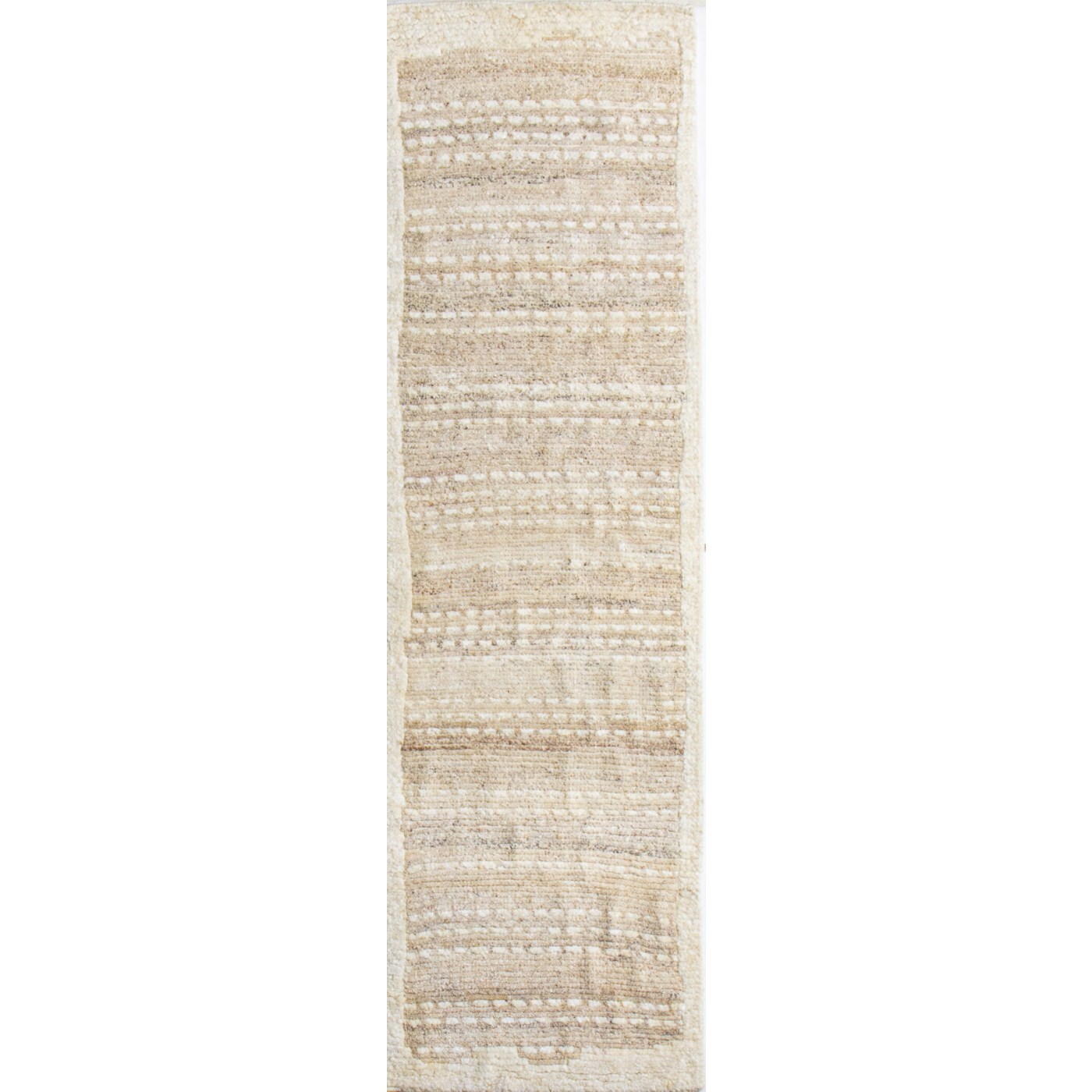 Bashian 649652327938 Marrakesh 3 x 8 (ft) Wool Camel Rectangular Indoor Tribal Moroccan Runner rug