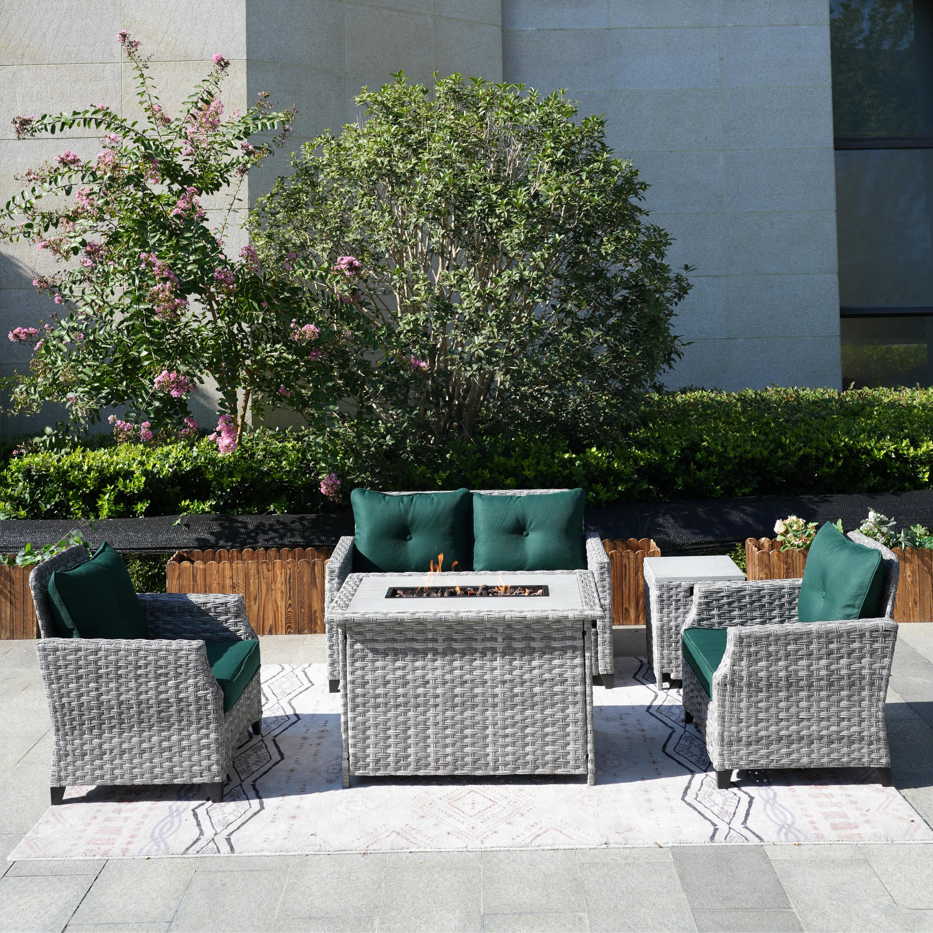 Direct Wicker DWG-1801H-CE Patio-Conversation-Sets - View #6