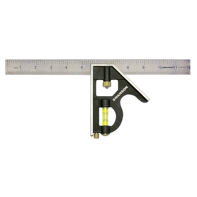 Swanson Tool Company 12 In Combination Square with Metric Markings (30 Cm)  in the Squares department at