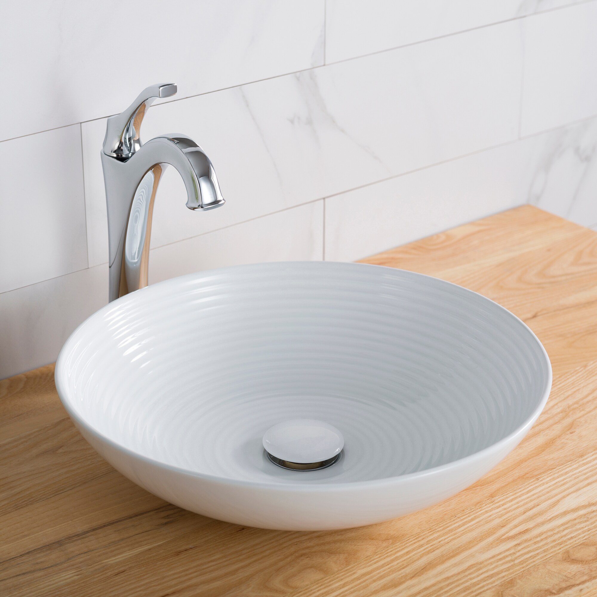 Kraus KCV-203GWH Bath-Sink - View #11