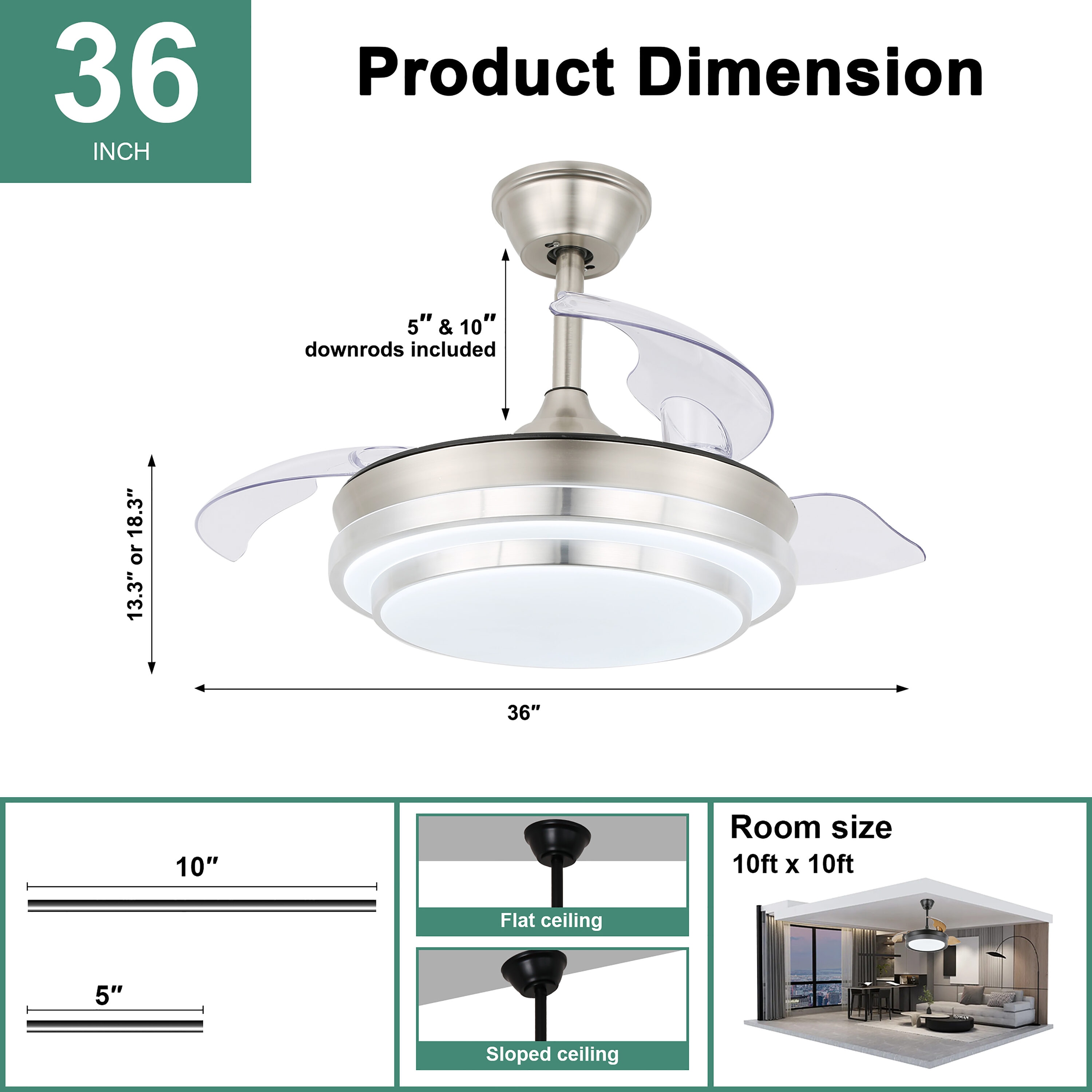 Cusp Barn DC3604 Ceiling-Fans - View #9