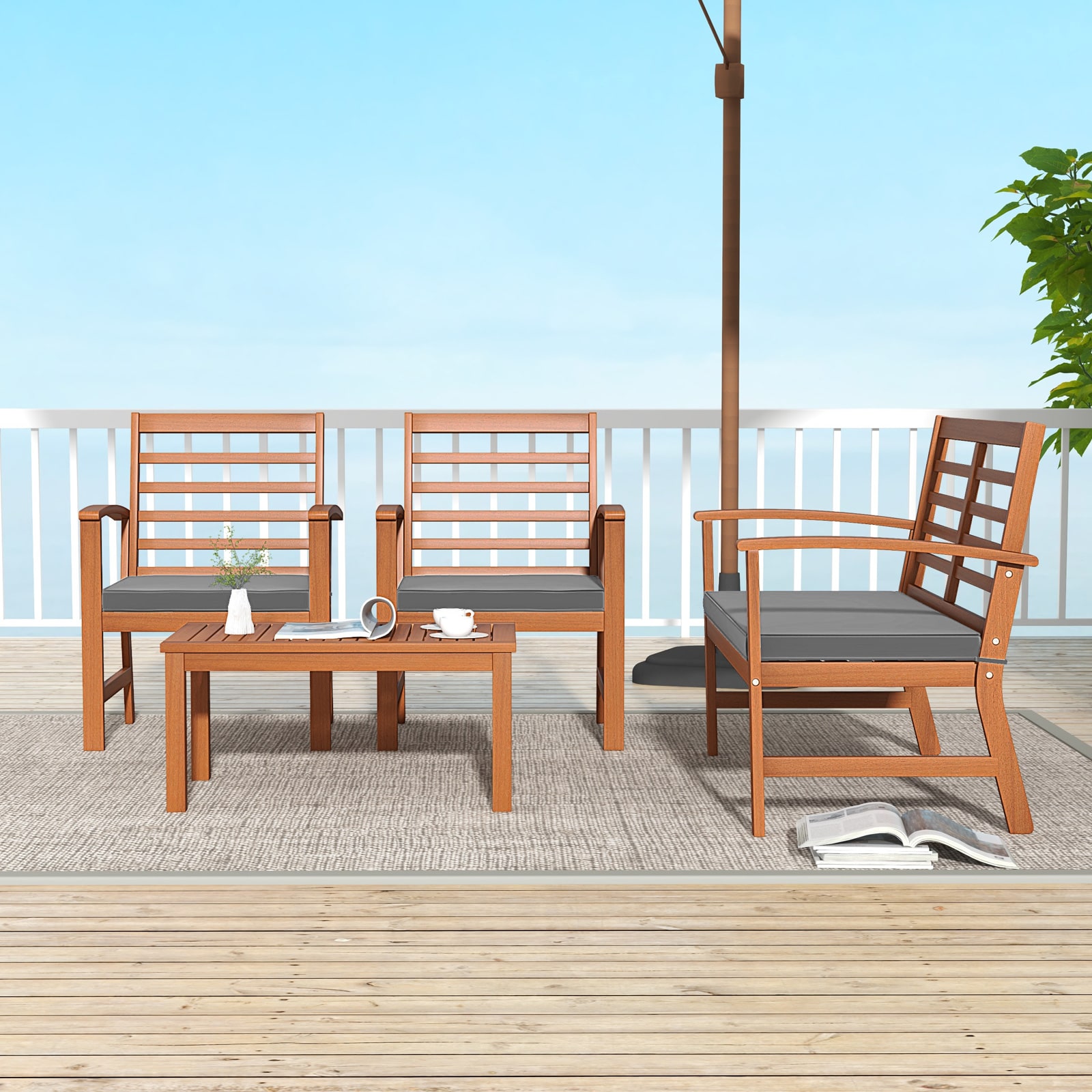 LIVIZA OUJ72078GR Patio-Conversation-Sets - View #6
