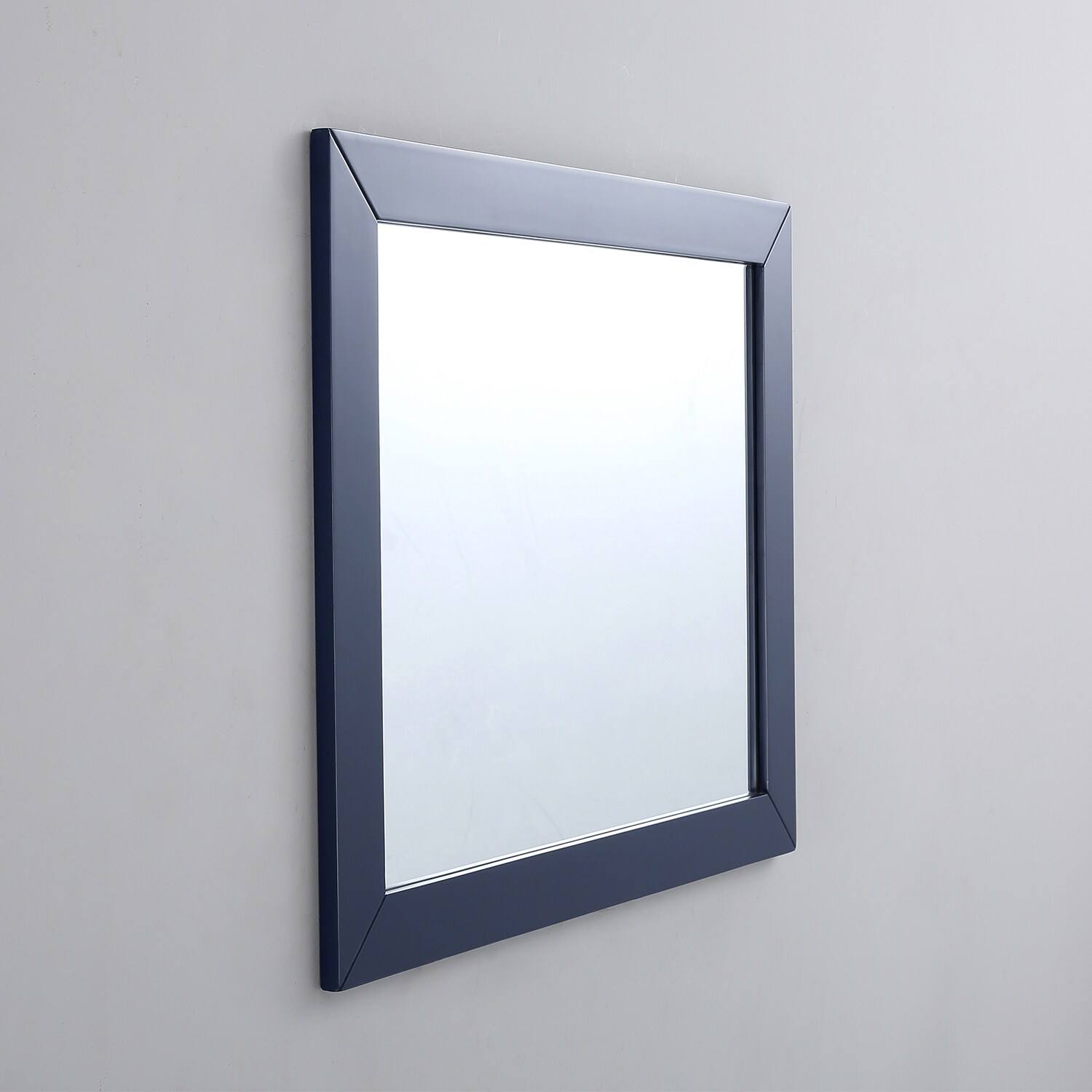 Eviva 24 In X 30 In Framed Bathroom Vanity Mirror Blue In The Bathroom Mirrors Department At 0687