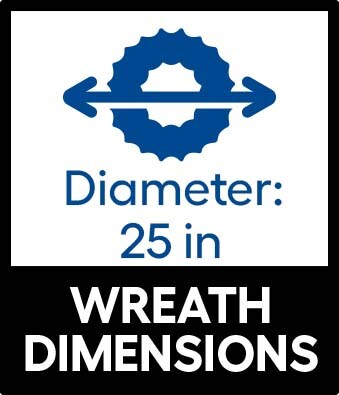 Worth Imports 9933 Artificial-Thanksgiving-Wreaths - View #2