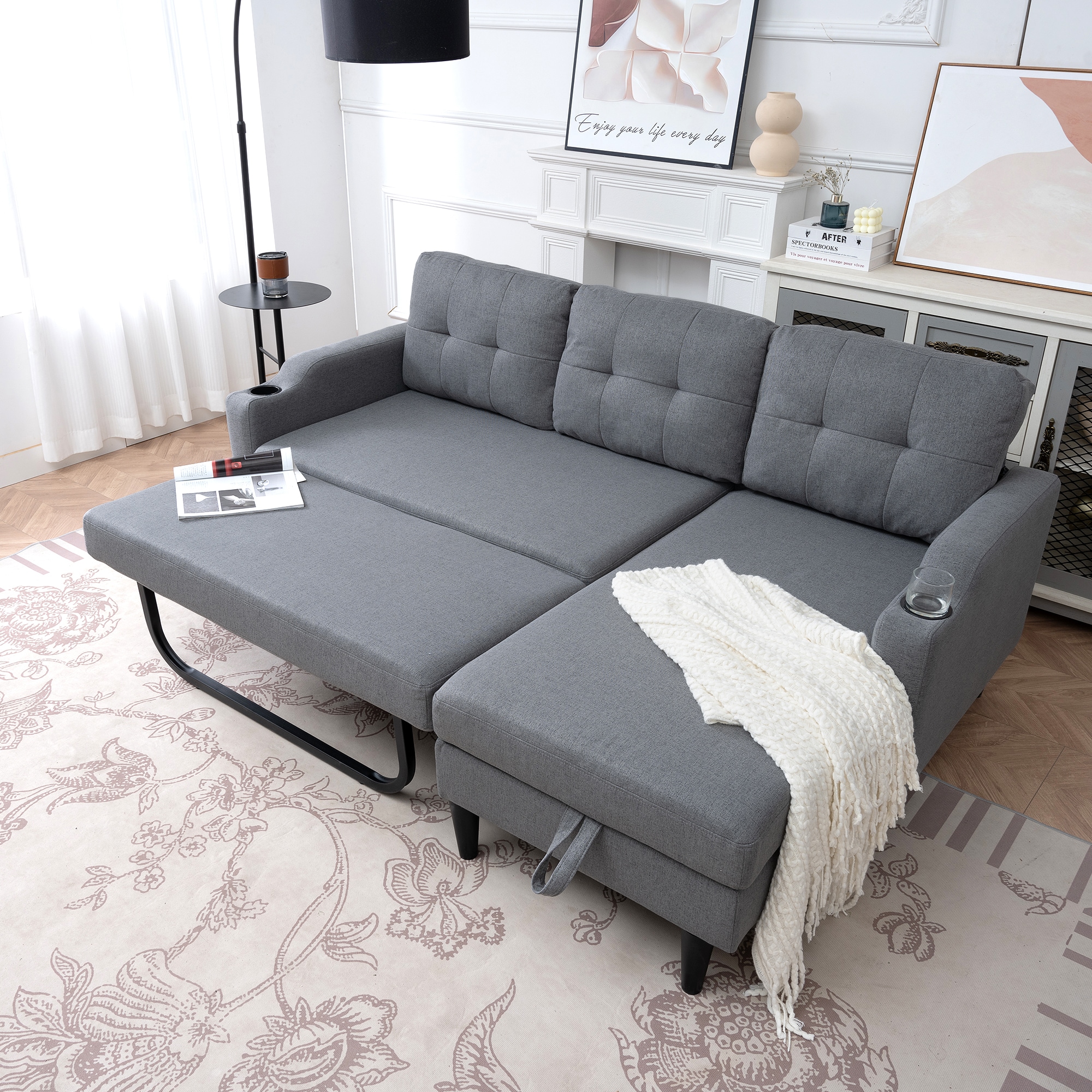 SINOFURN SYA370085GY Sofas-Loveseats - View #2
