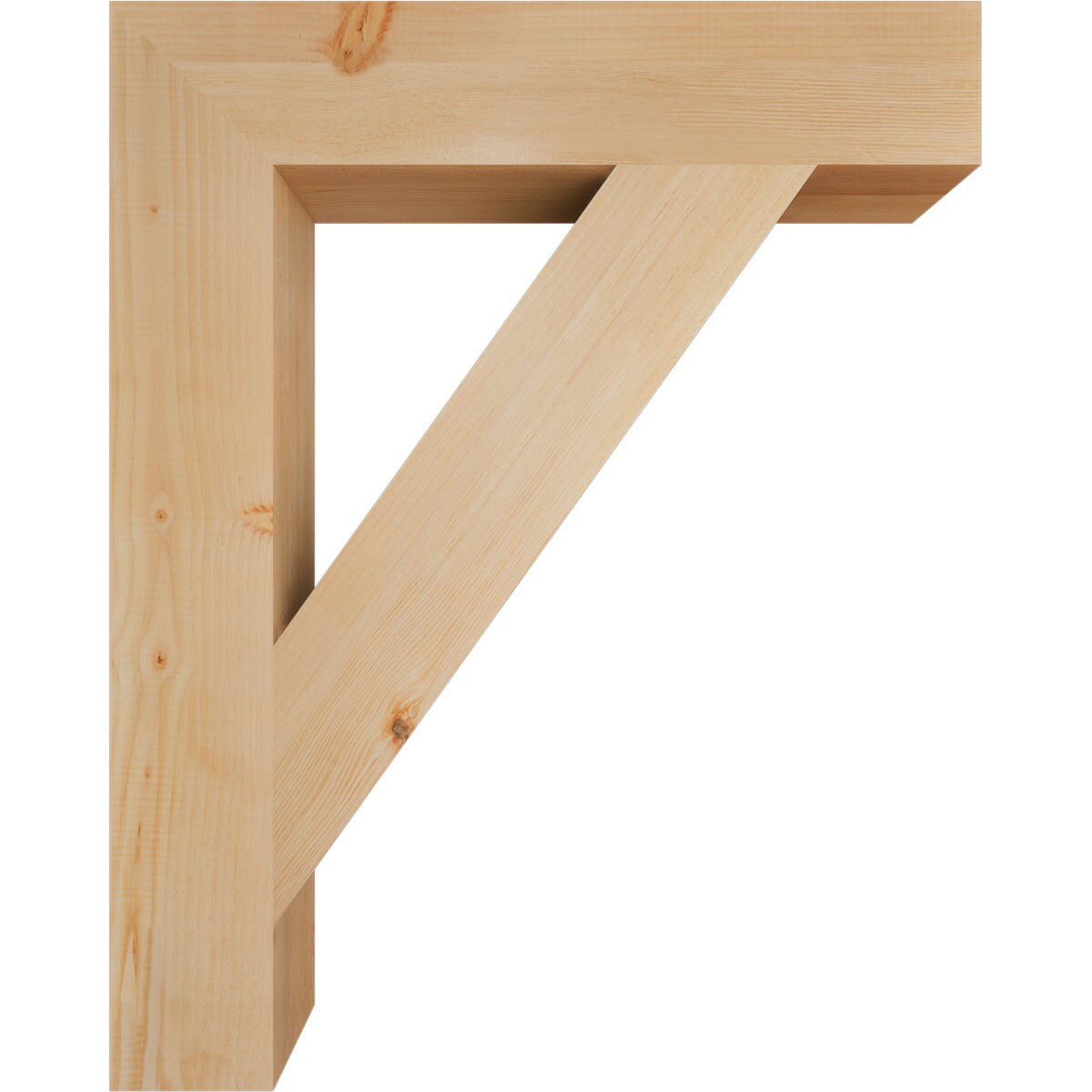 Ekena Millwork BKT06X32X40TRA05SDF Exterior-Brackets-Braces - View #3