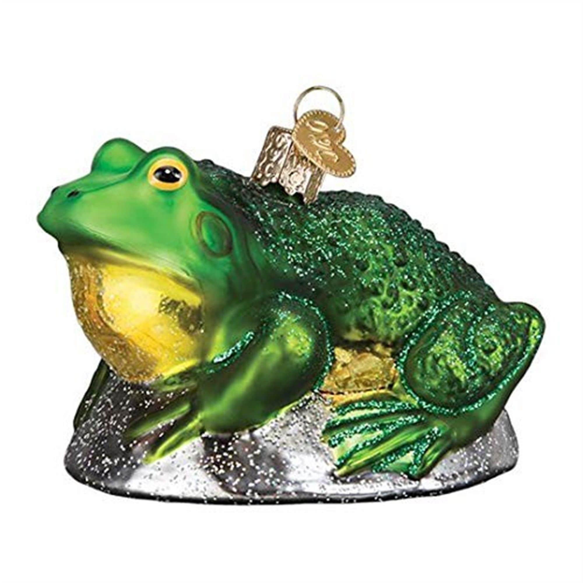 Old World Christmas 729343125651 Blown Glass Ornament for Christmas Tree - Bull Frog
