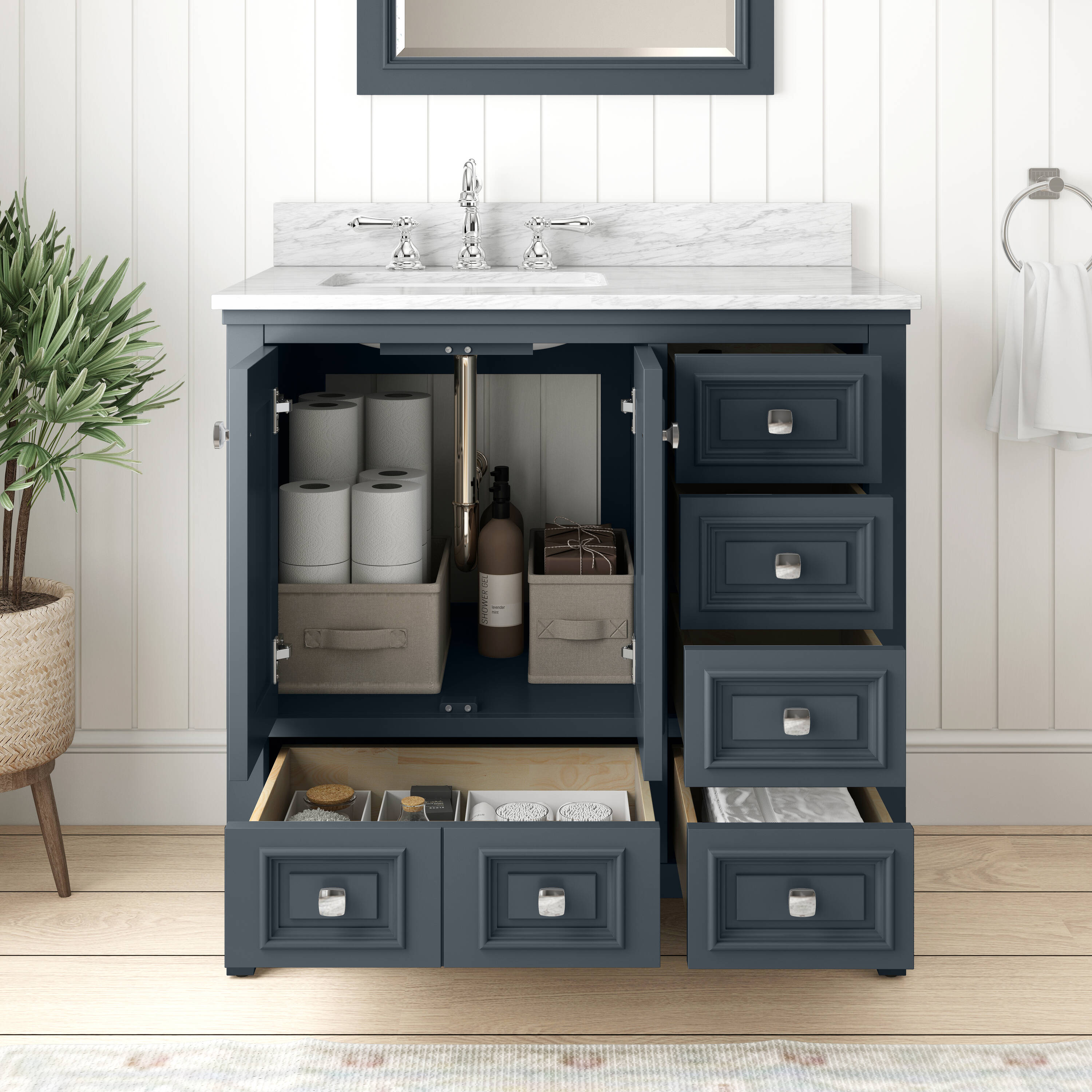 TJAmerican TJ01-28V3622GR Bath-Vanity-Combo - View #3