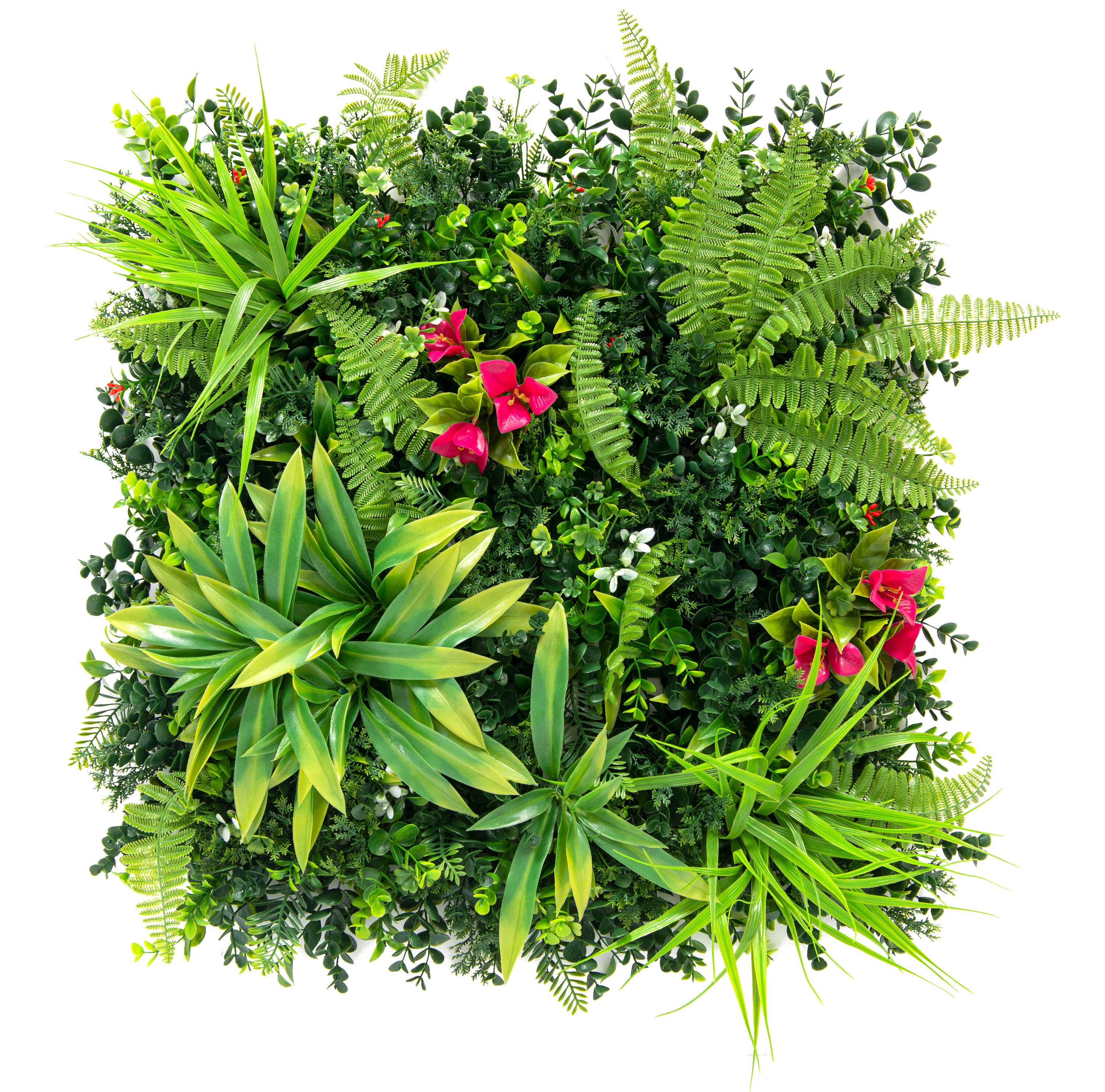 naturae decor GW4040-3220-DIS 20-in W x 20-in H Green Resin Leaf Garden Trellis 4 -Pack