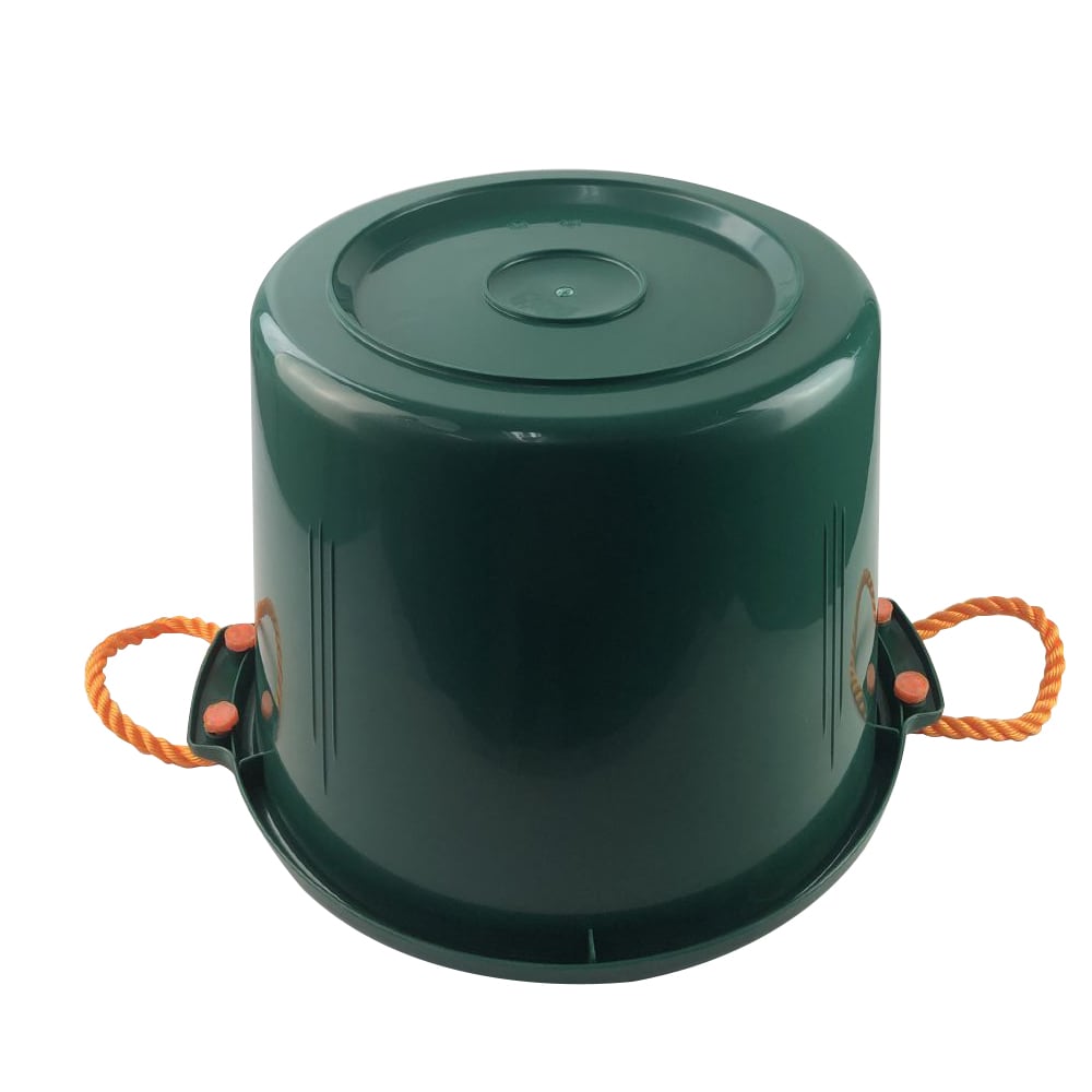 Project Source Muck Bucket Durable and Versatile Utility Bucket with Handles (64 quart) Green | ZX7025